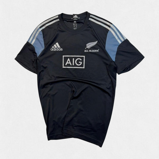 New Zealand all blacks 2014/15 Adidas training rugby shirt (L)