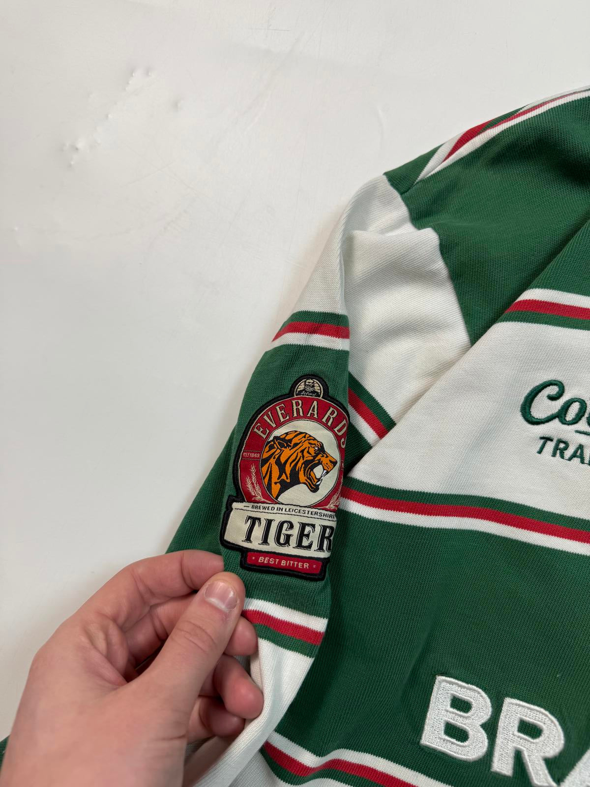 Vintage Leicester Tigers 2007/08 Cotton Traders rugby shirt (S)