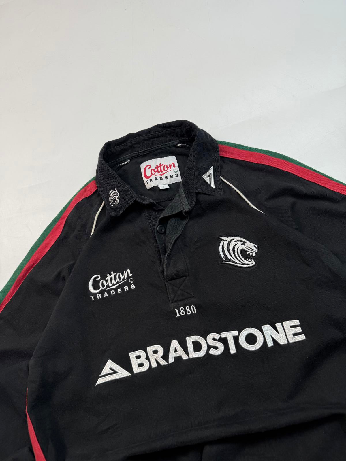 Vintage Leicester Tigers 2004/05 Cotton Traders rugby shirt (L)