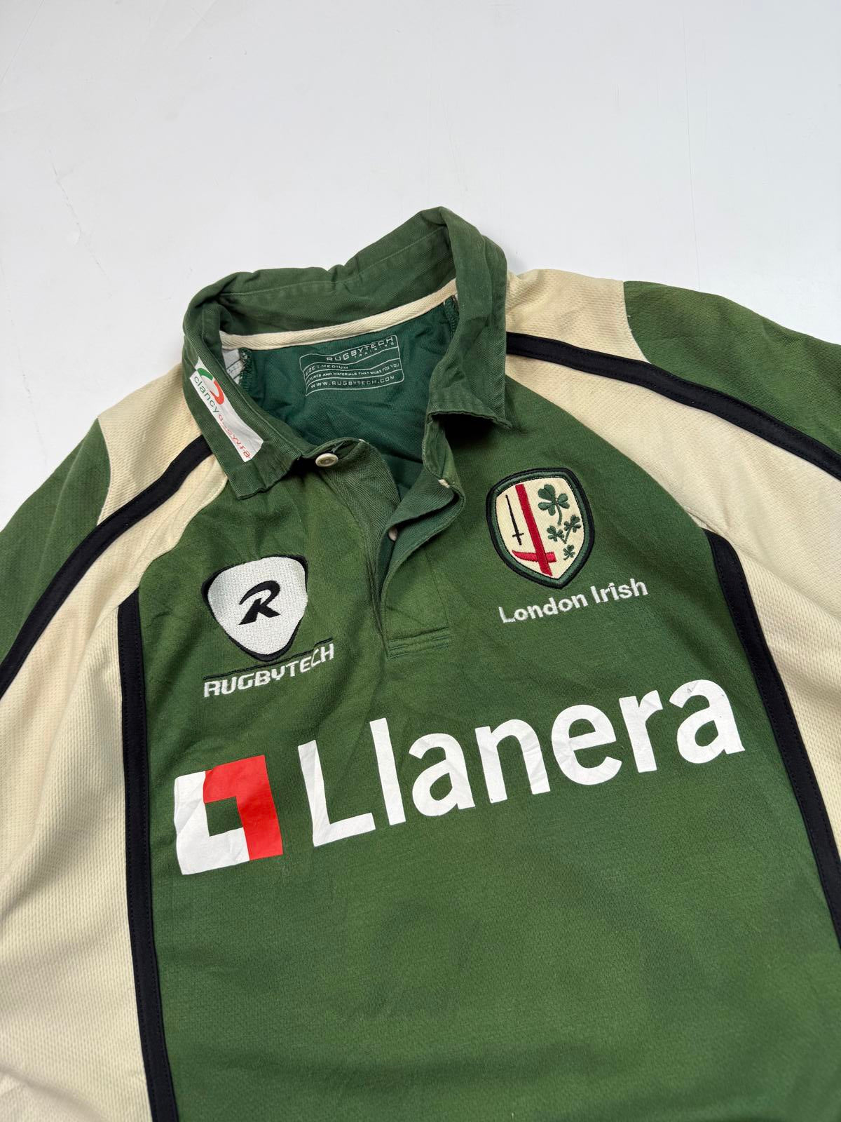 Vintage London Irish 2007/08 rugby union shirt (M)
