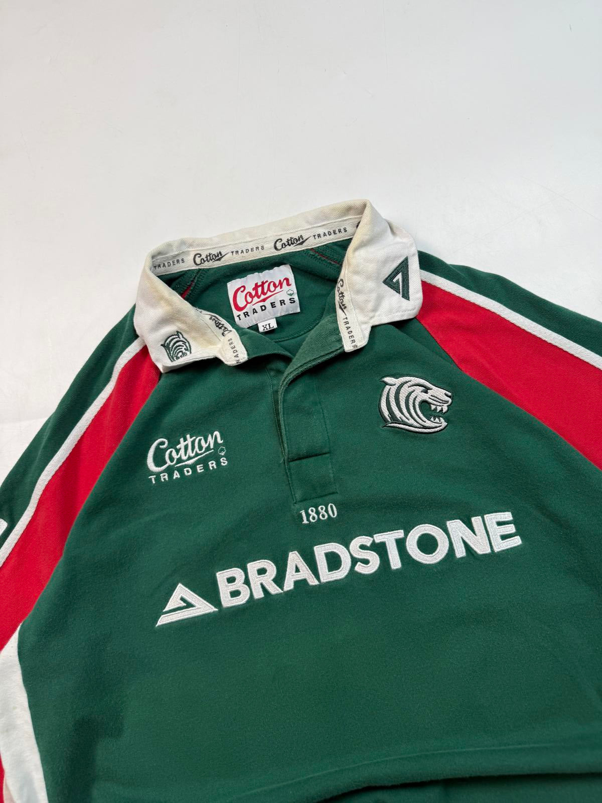 Vintage Leicester Tigers 2003/04 Cotton Traders rugby shirt (XL)