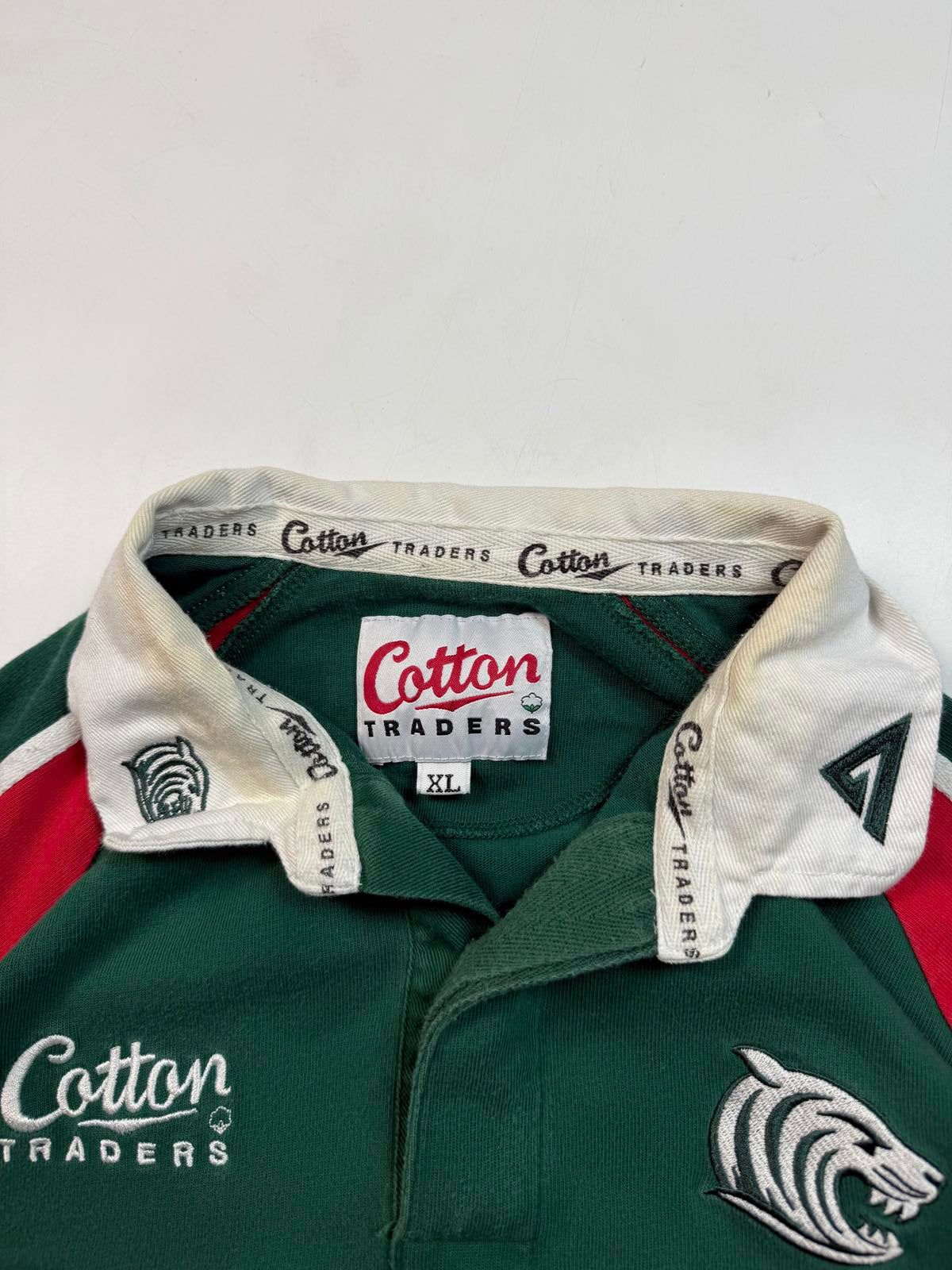 Vintage Leicester Tigers 2003/04 Cotton Traders rugby shirt (XL)