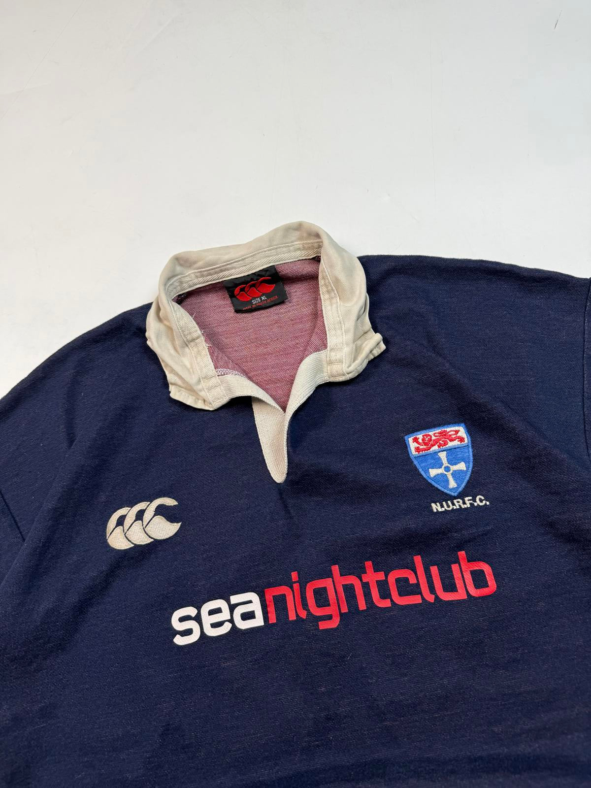 Vintage 90s Newcastle university Canterbury rugby union shirt (XL)