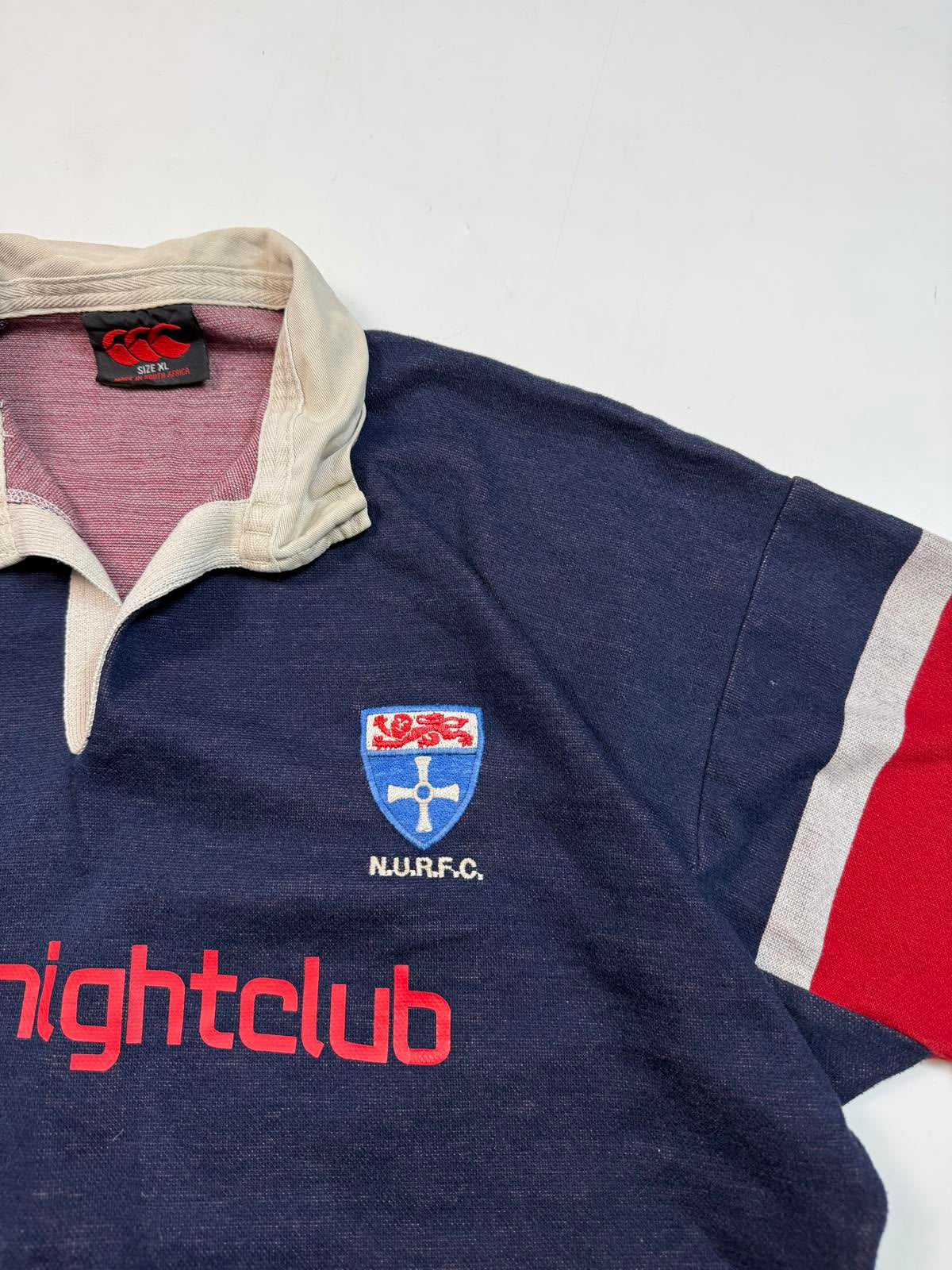 Vintage 90s Newcastle university Canterbury rugby union shirt (XL)