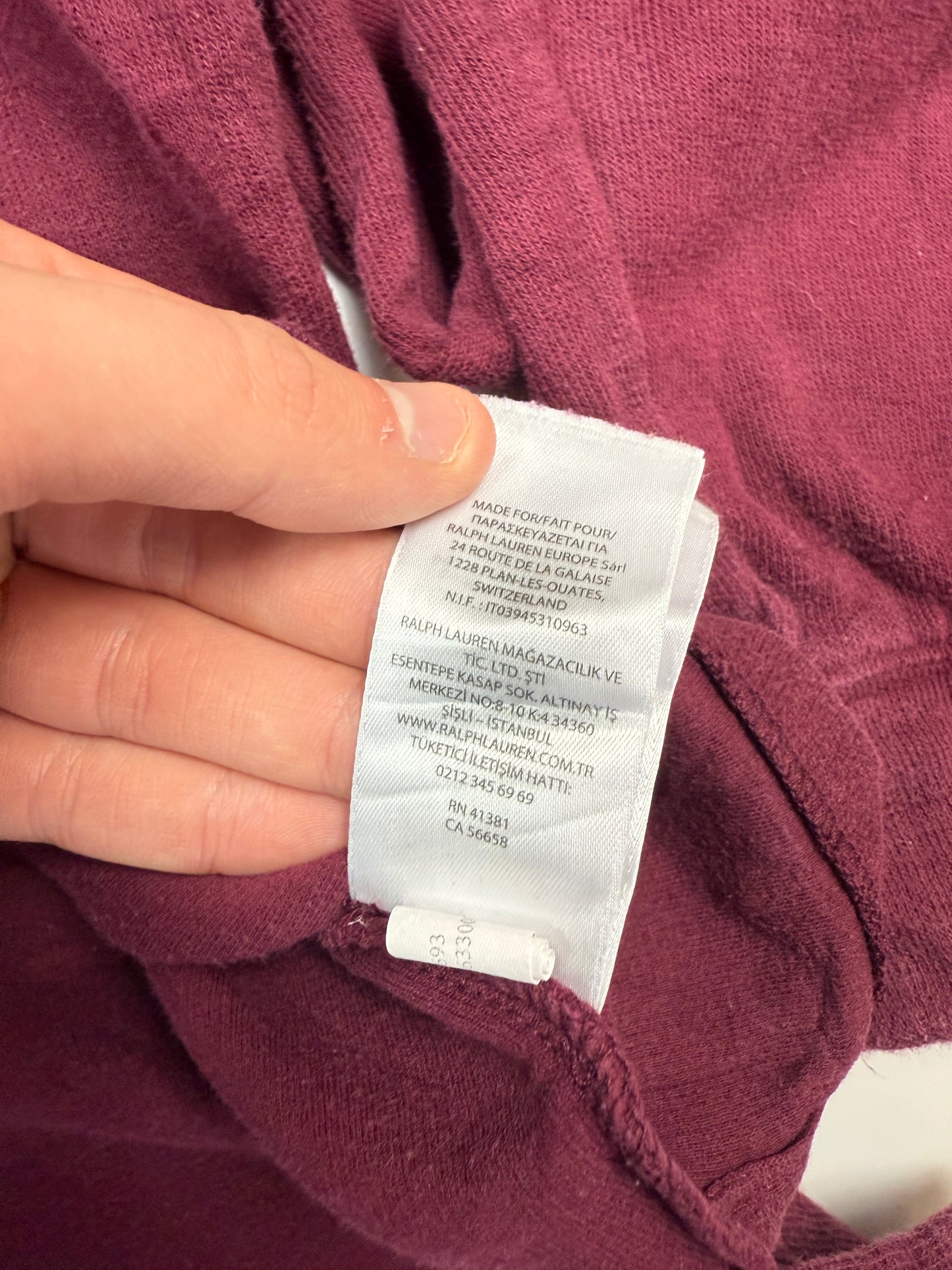 Polo Ralph Lauren quarter zip sweatshirt (L)