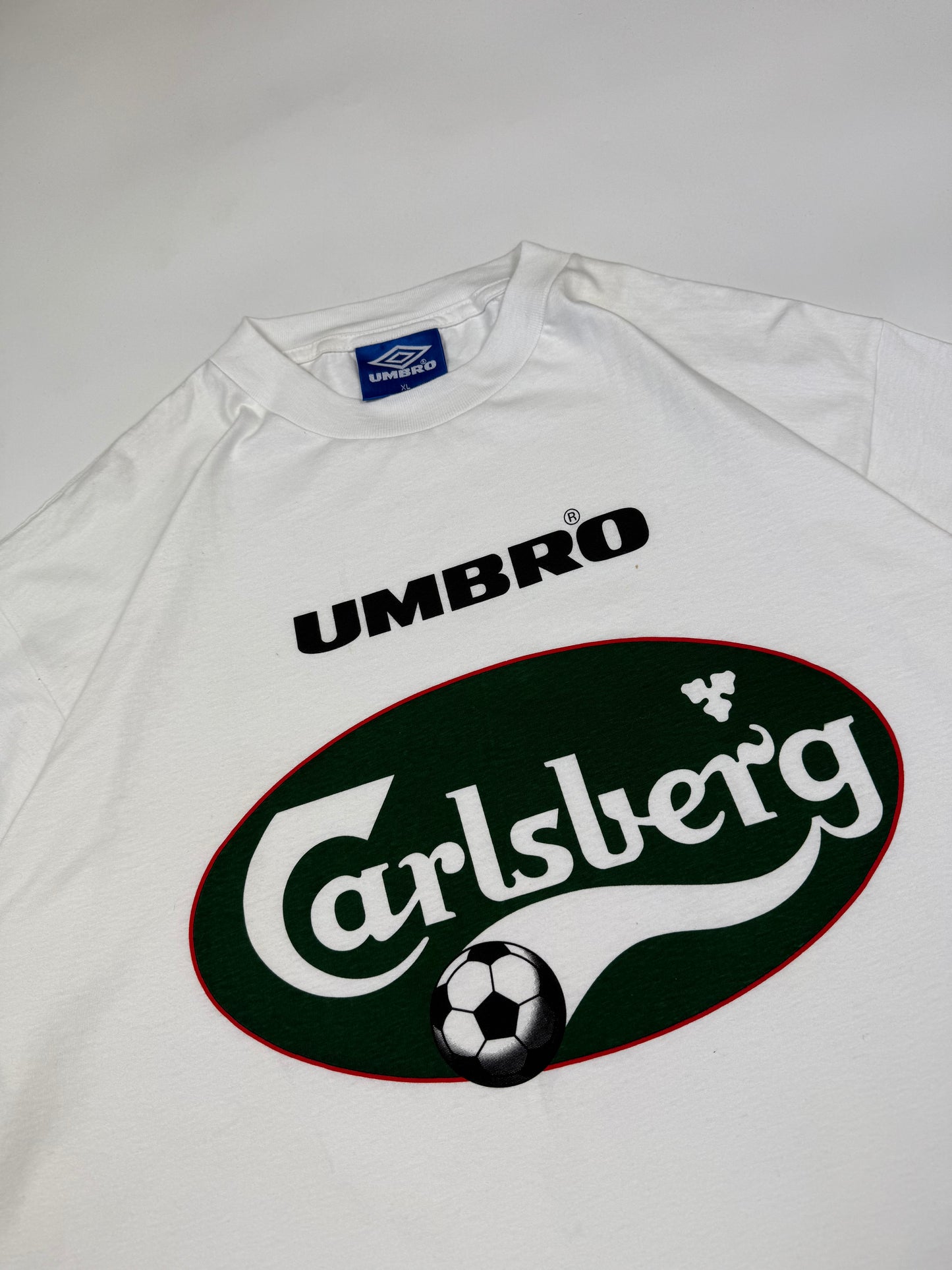 Vintage 90s Umbro Carlsberg graphic tee (XL)