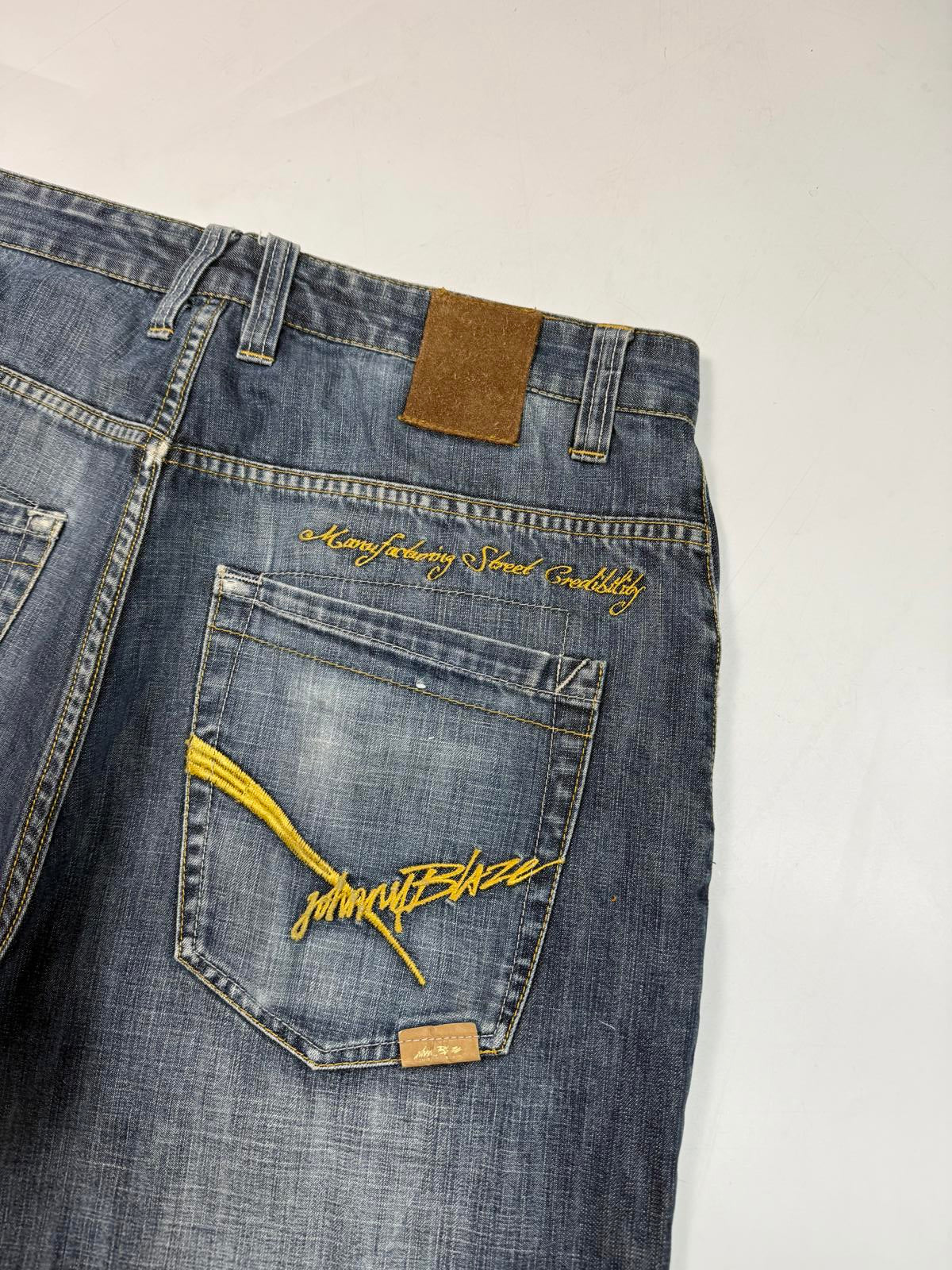 Vintage Johnny Blaze baggy hip hop Jeans (W36)