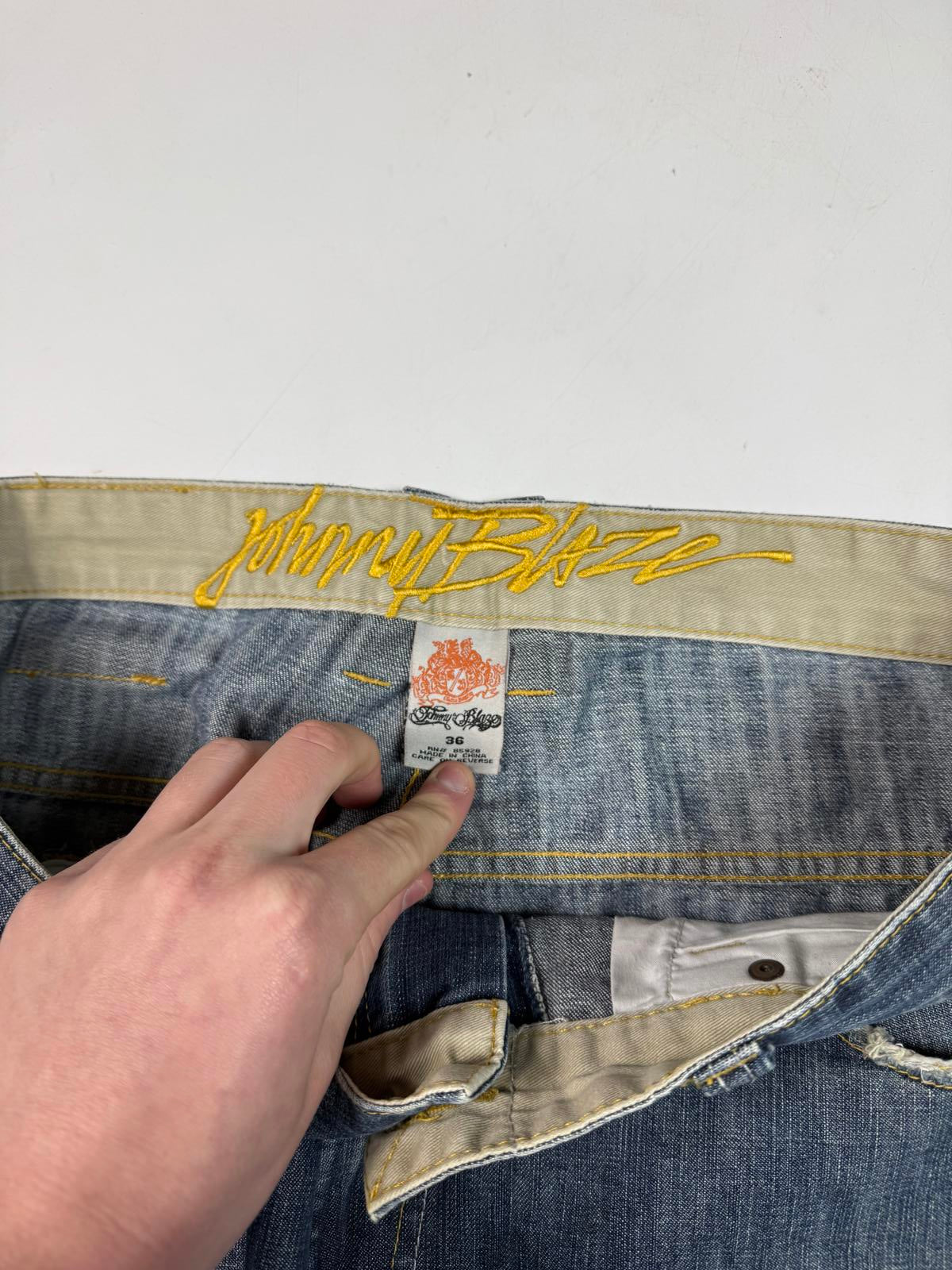 Vintage Johnny Blaze baggy hip hop Jeans (W36)