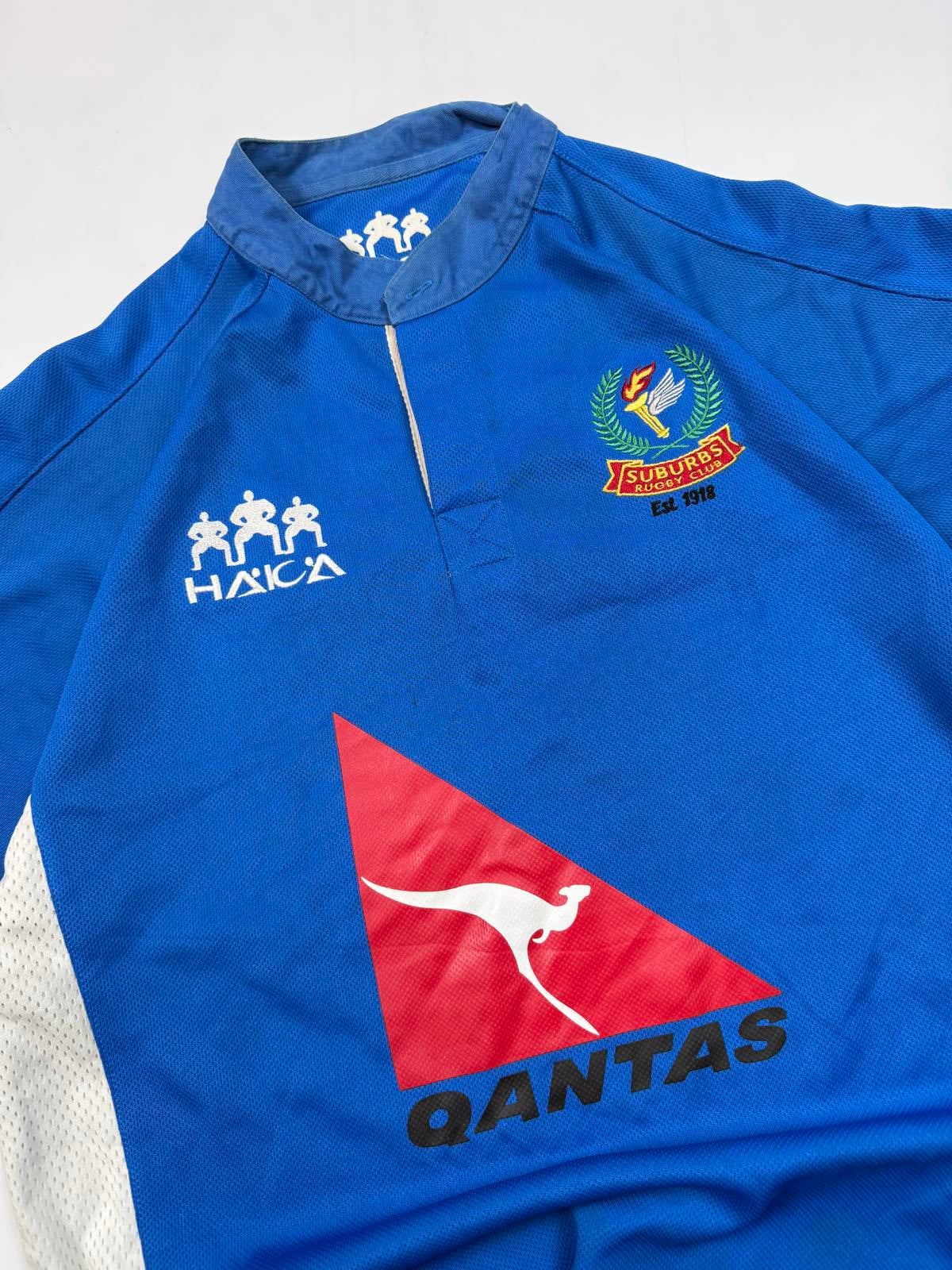 Vintage Suburbs New Zealand Haka rugby union shirt (M)