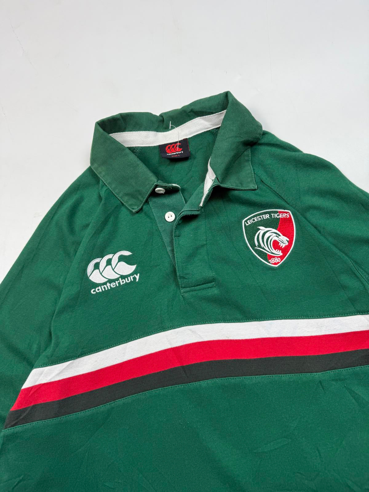 Leicester Tigers 2013/14 Canterbury rugby shirt (L)
