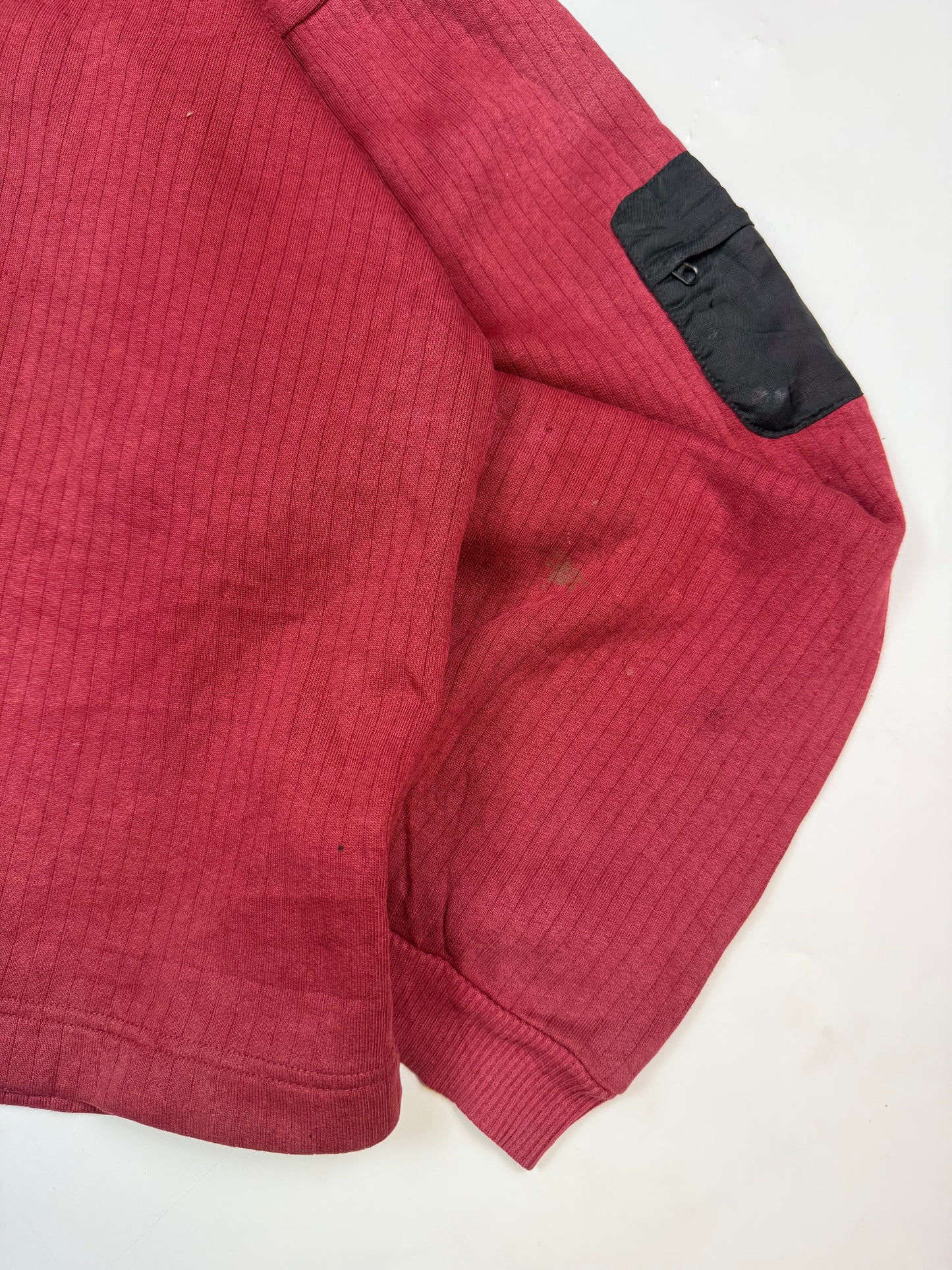 Vintage 90s Nike centre swoosh quarter zip sweatshirt (L)