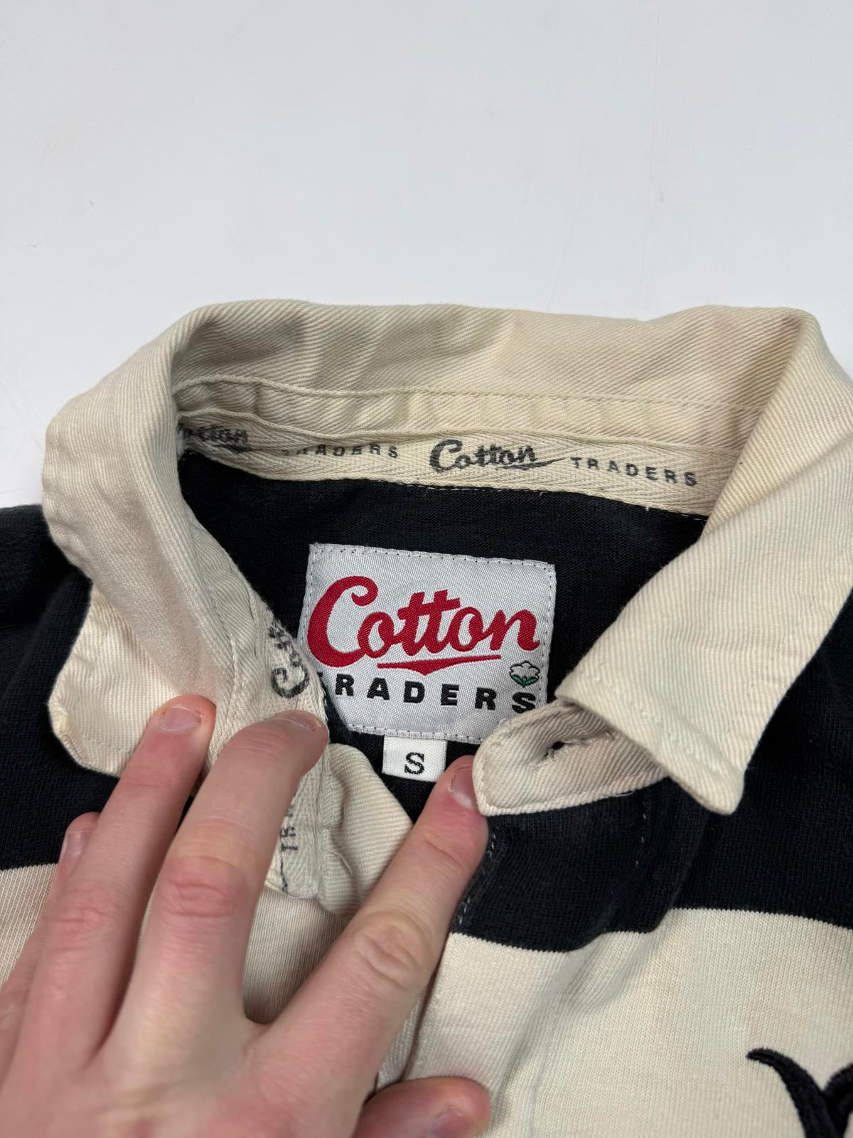 Vintage Barbarians 2006-08 Cotton Traders rugby shirt (S)