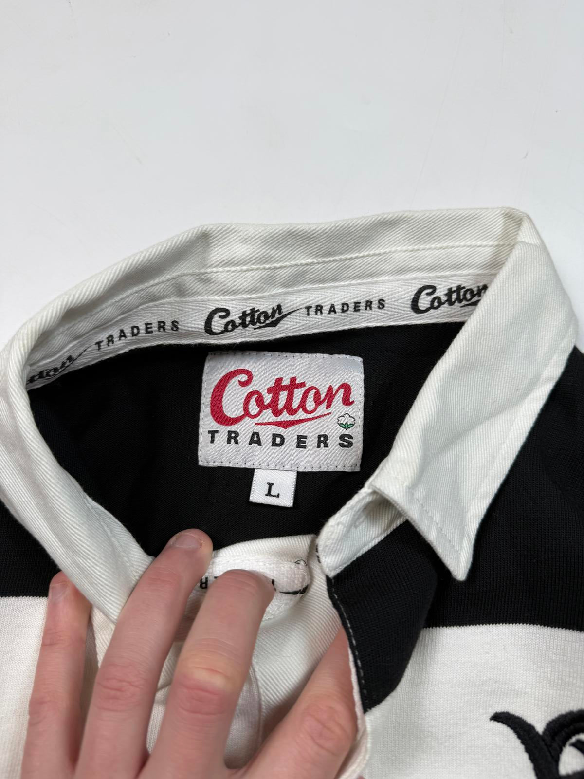 Vintage Barbarians 2006-08 Cotton Traders rugby shirt (L)