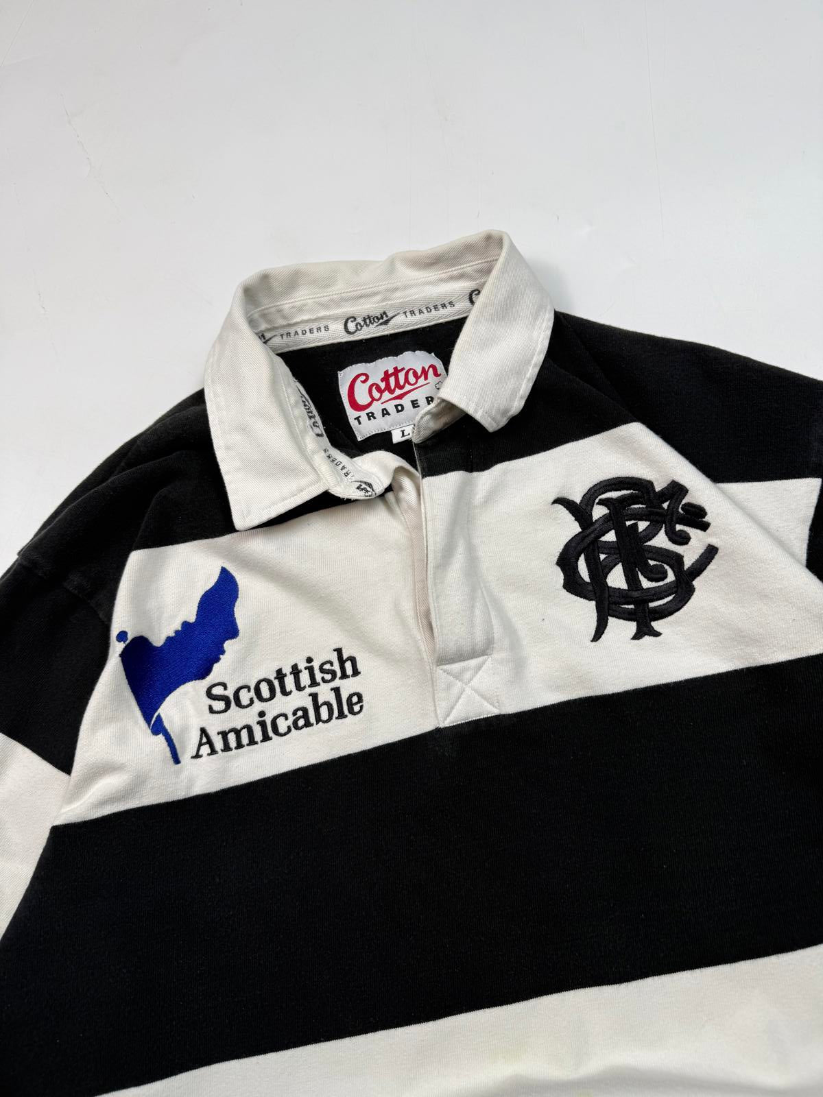 Vintage Barbarians 2001/02 Cotton Traders rugby shirt (L)