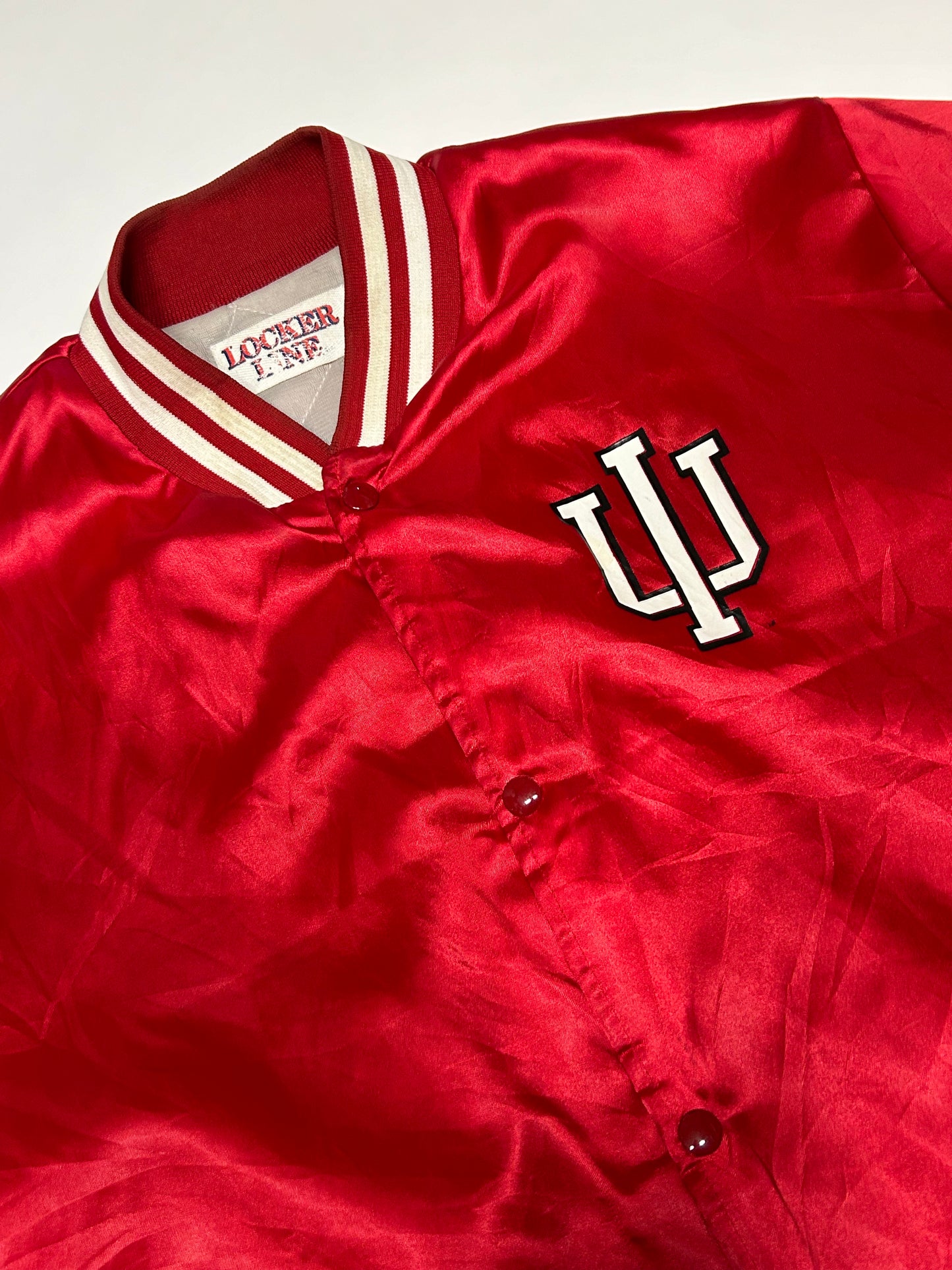 Vintage 90s Indiana Hoosiers locker line varsity jacket (XL)