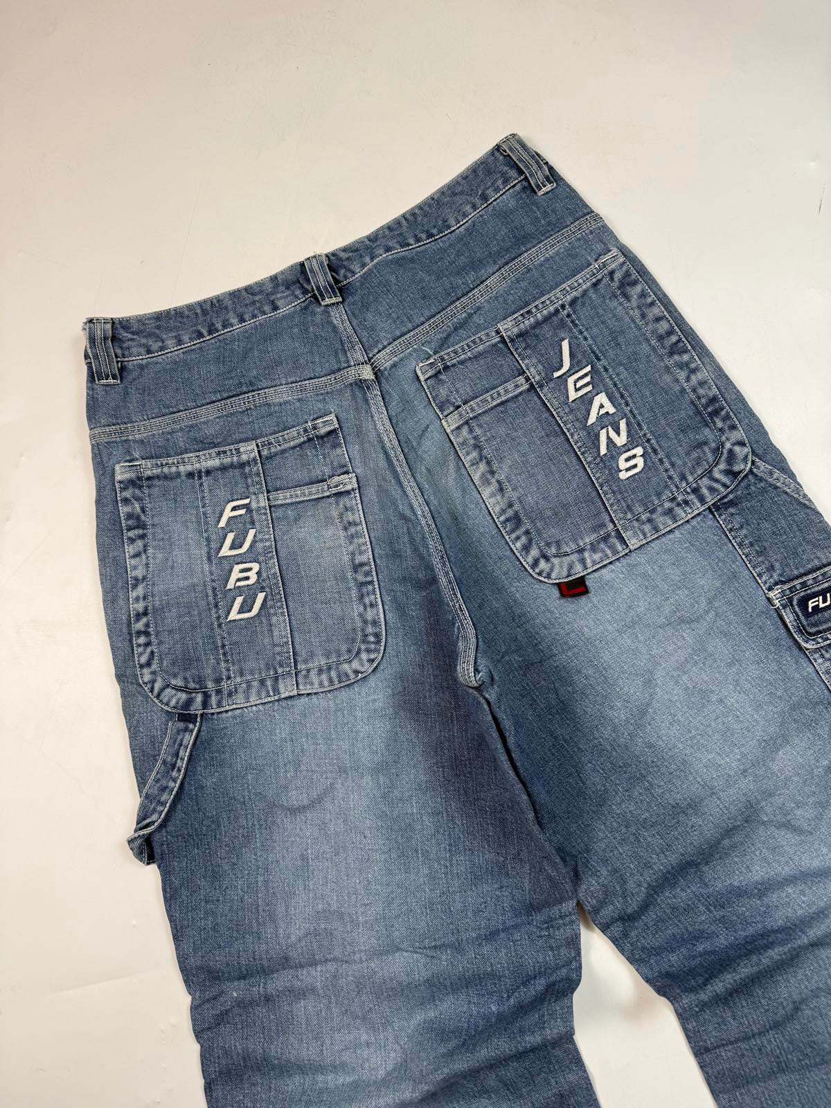 Vintage FUBU baggy hip hop carpenter jeans (W34)
