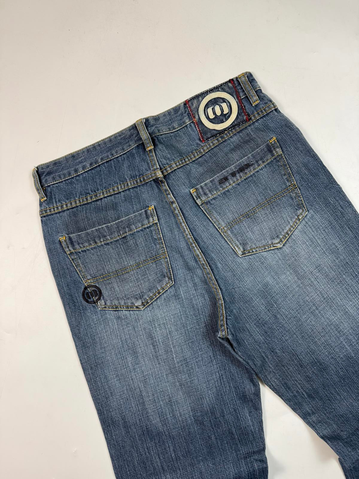 Vintage Y2K Animal baggy hip hop Jeans (W32)