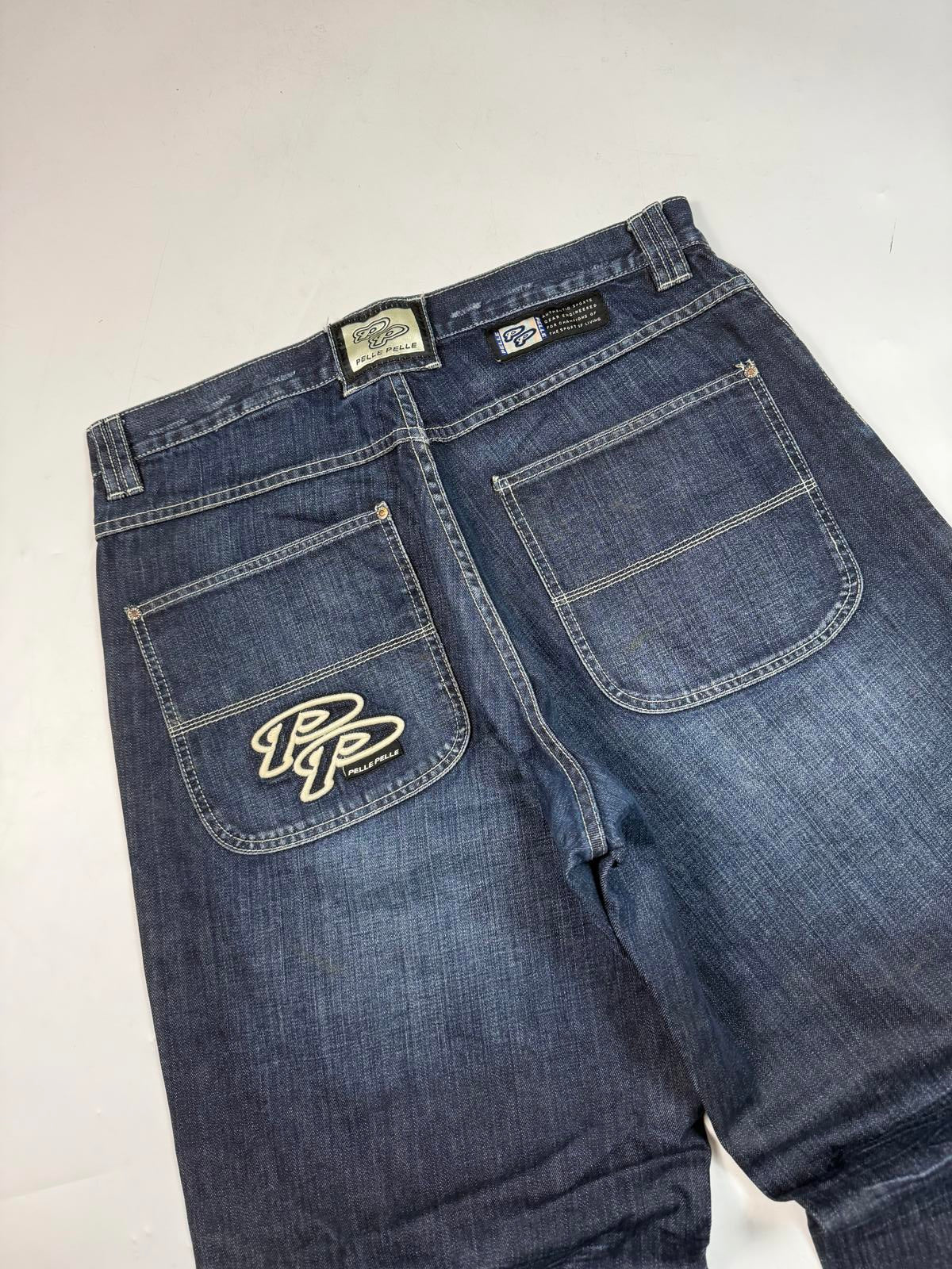Vintage Pelle Pelle baggy hip hop Jeans (W38)