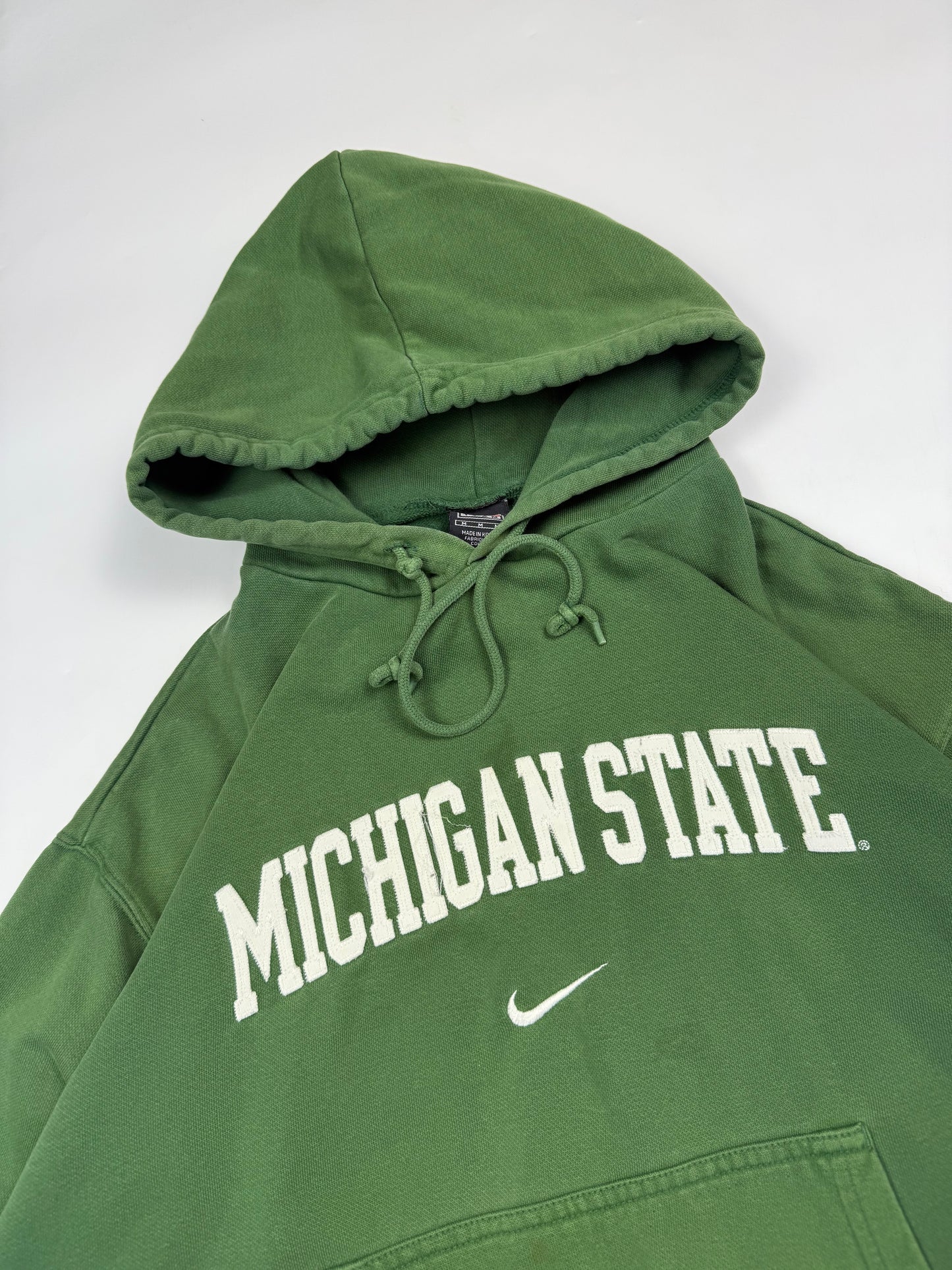 Vintage 90s Nike Michigan State centre swoosh hoodie (M)