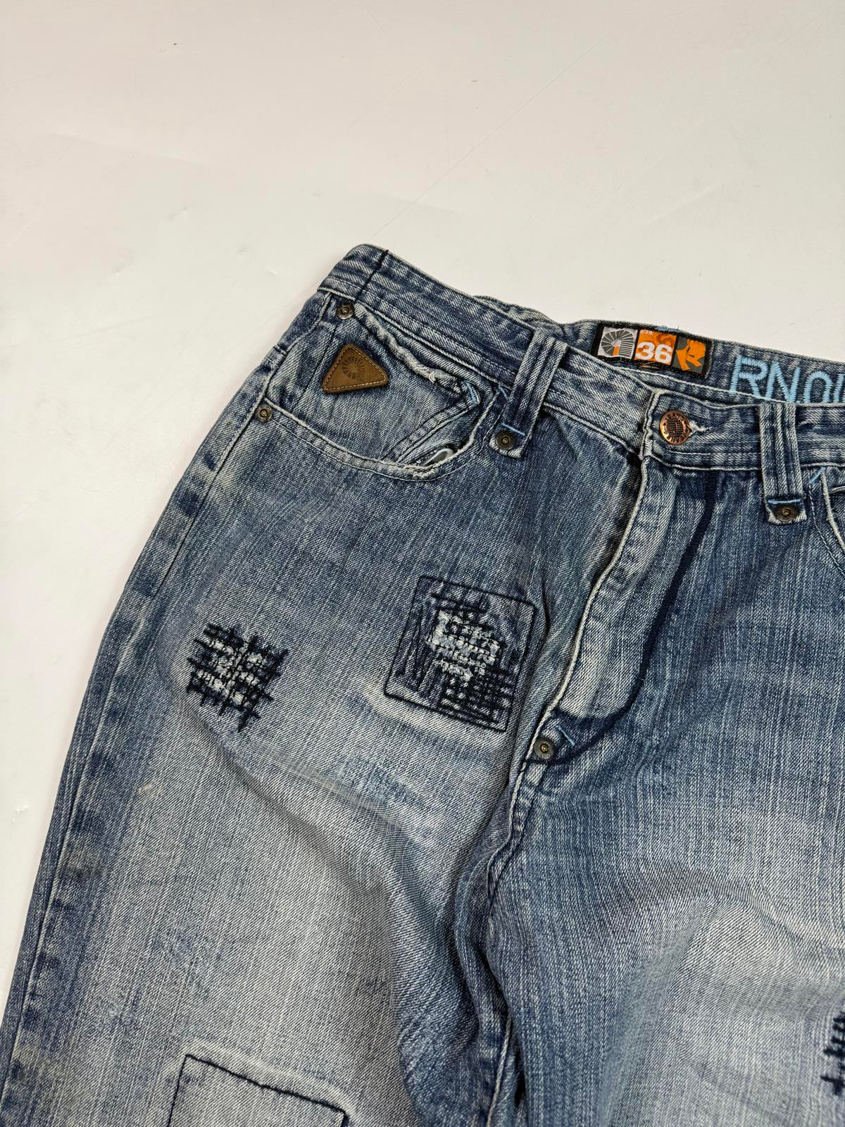 Vintage Akademiks baggy hip hop Jeans (W34)
