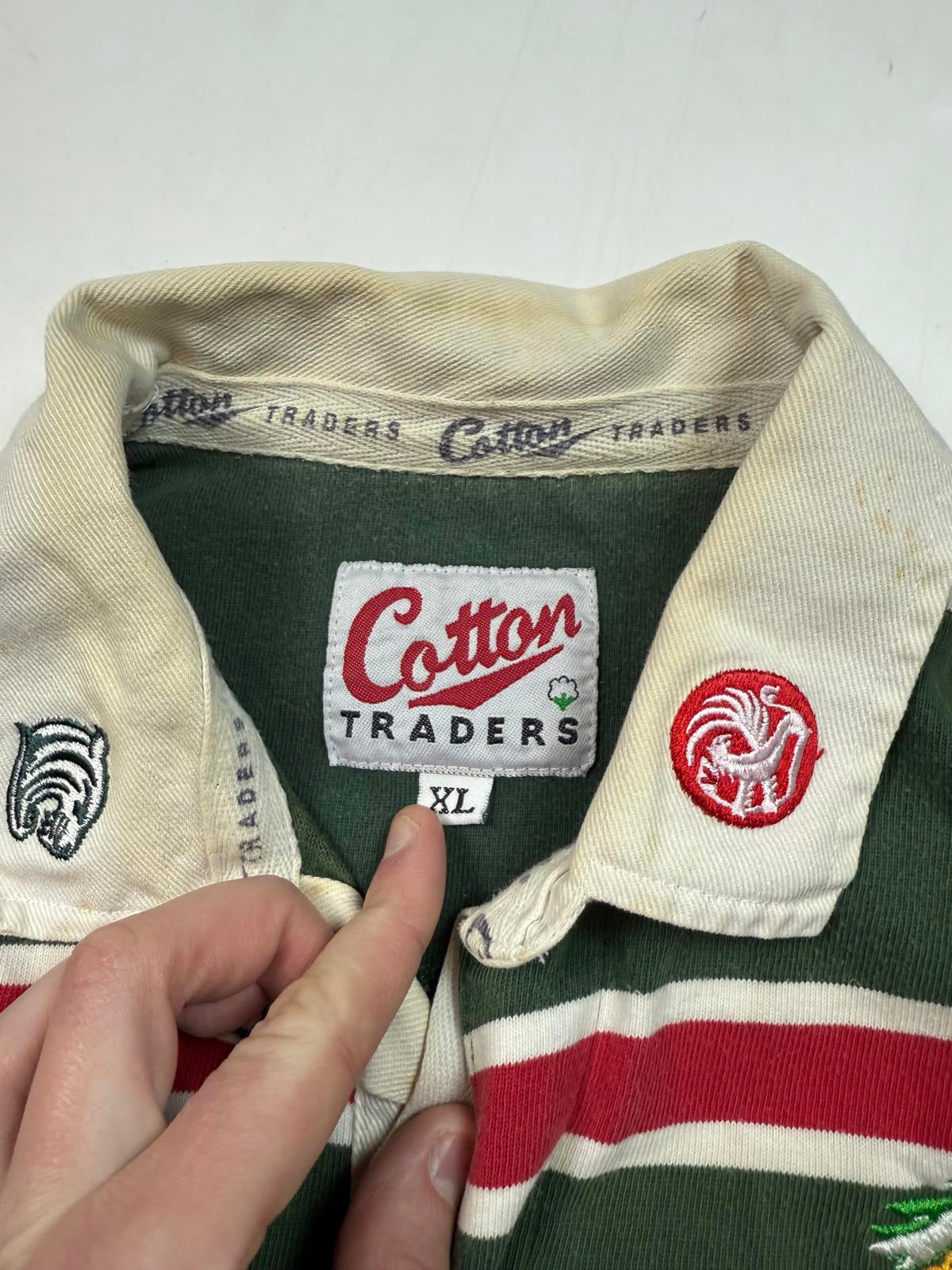 Vintage Leicester Tigers 1999-01 Cotton Traders rugby shirt (XL)