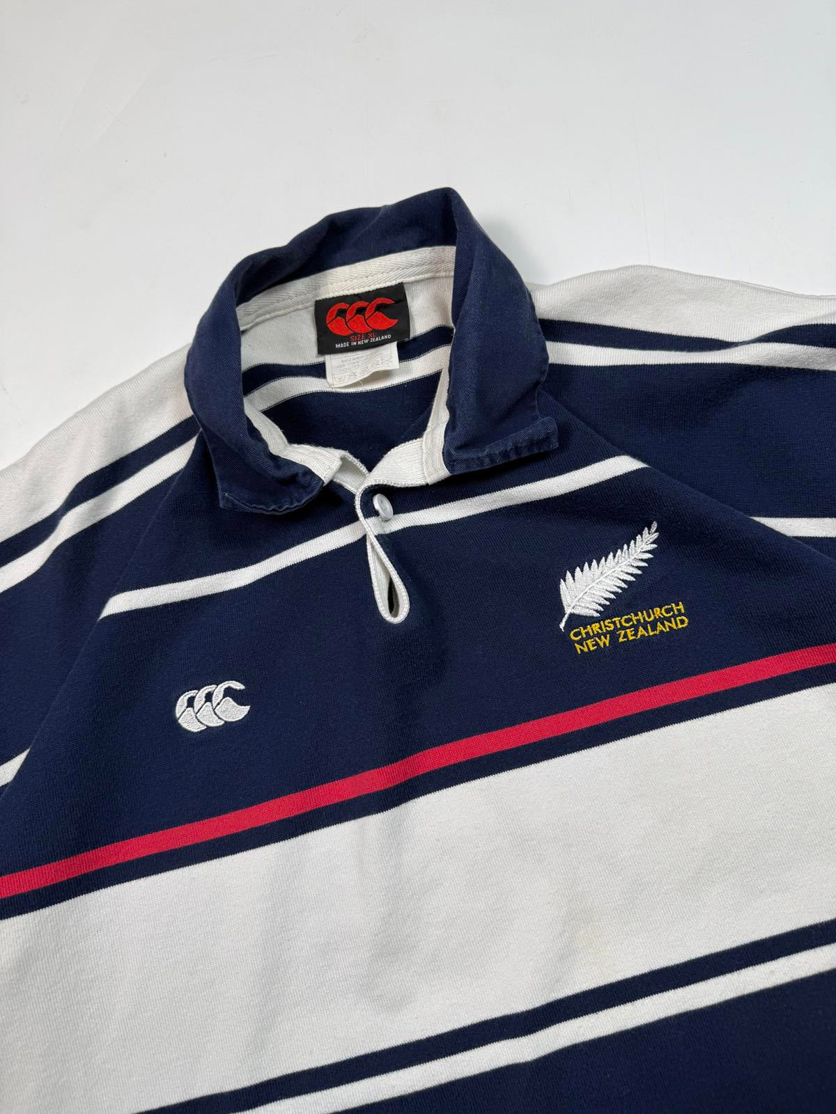 Vintage 90s New Zealand Christchurch Canterbury rugby shirt (XL)