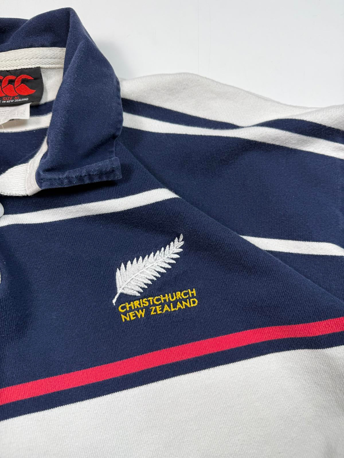 Vintage 90s New Zealand Christchurch Canterbury rugby shirt (XL)