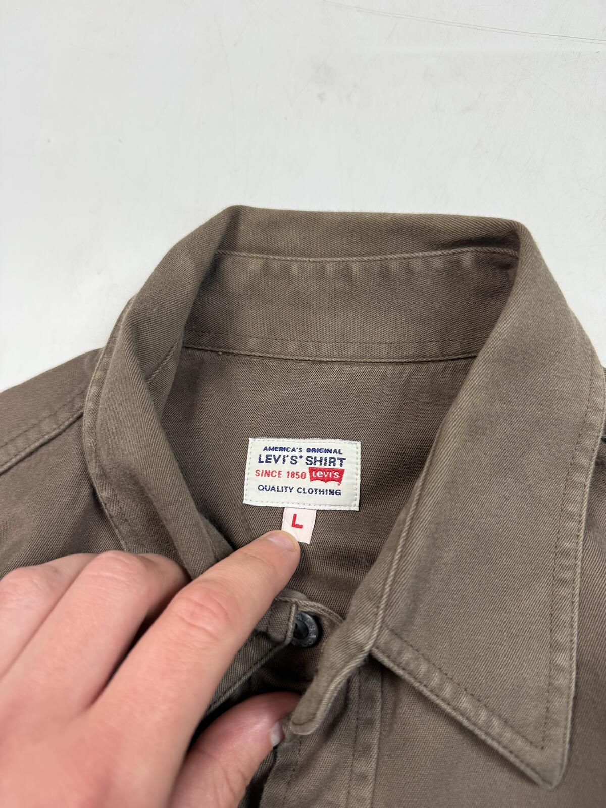Levi's Strauss & Co button up shirt (L)