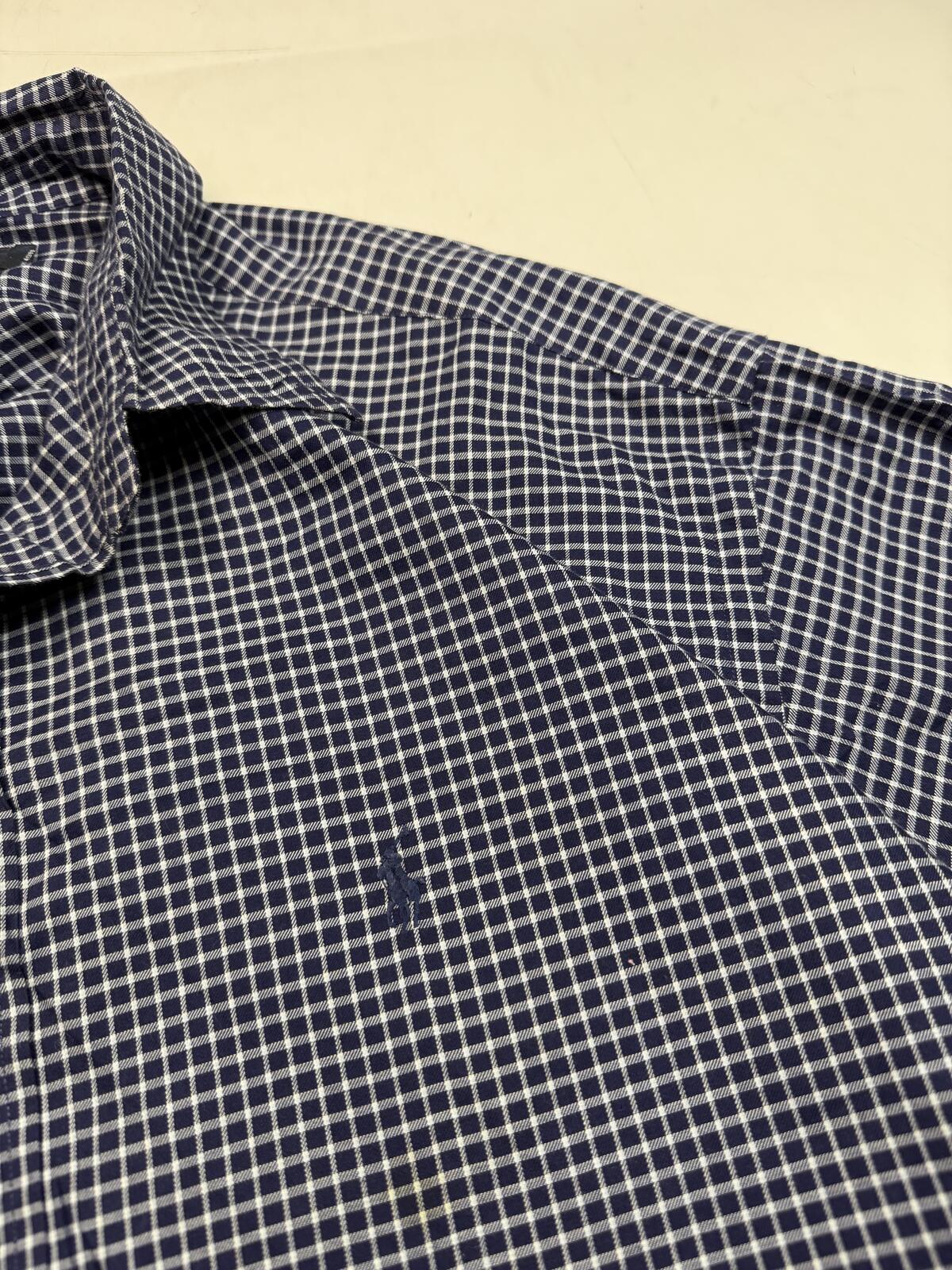 Vintage 90s Polo Ralph Lauren checkered button up shirt (XXL)