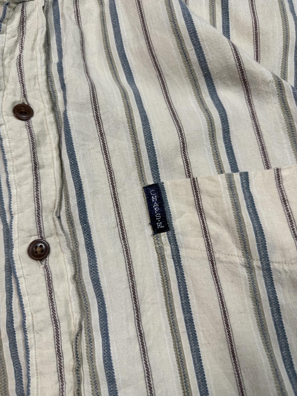 Vintage 90s Chaps Ralph Lauren striped button up shirt (L)