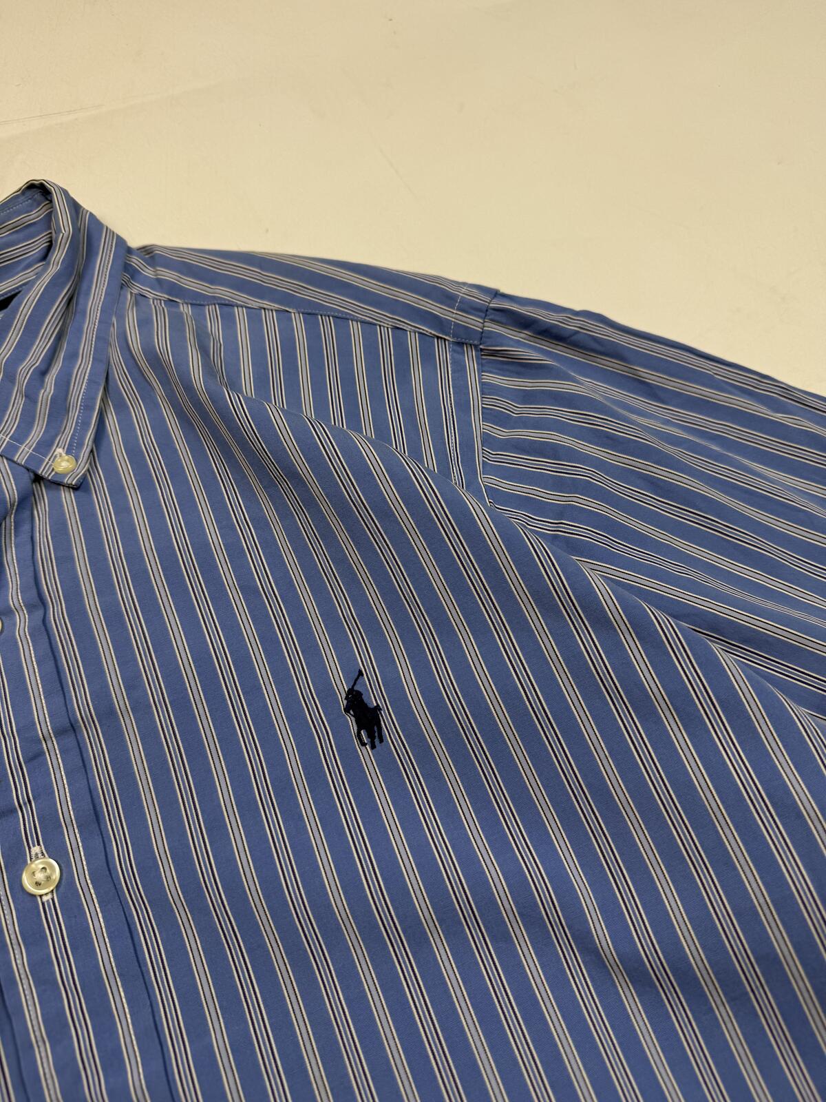 Vintage Polo Ralph Lauren striped button up shirt (L)