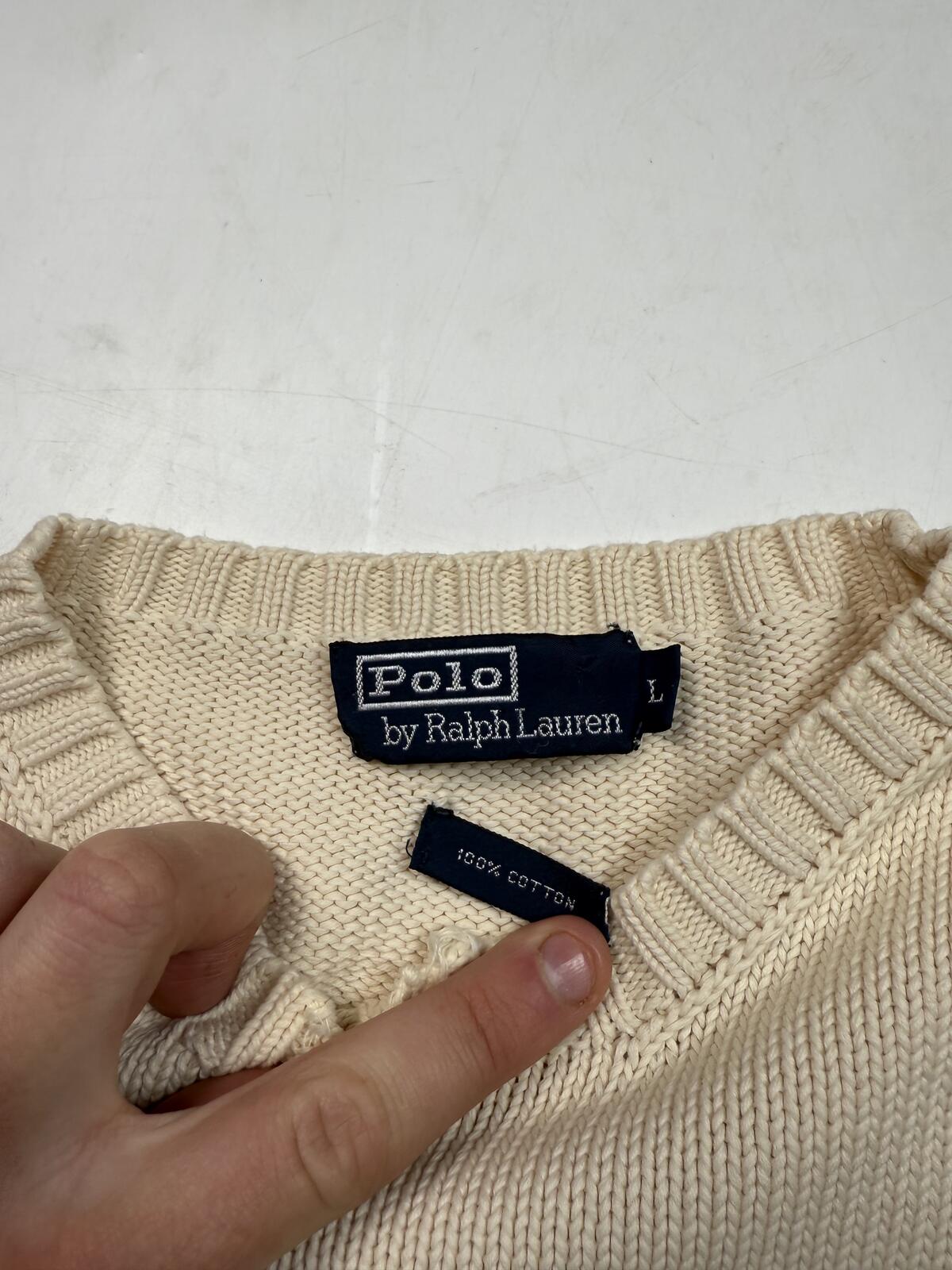 Vintage Polo Ralph Lauren knit sweater (L)