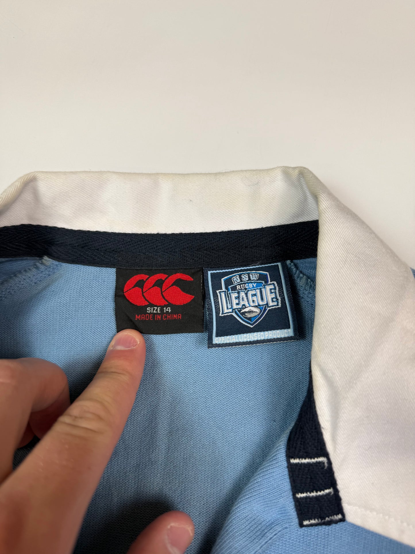 Vintage NSW blues state of origin 2008 Canterbury rugby shirt (14)
