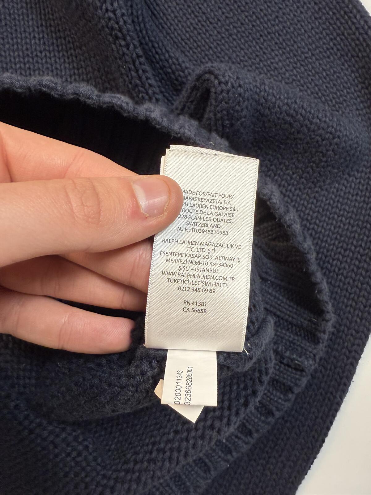Polo Ralph Lauren USA flag knit sweater (XL)