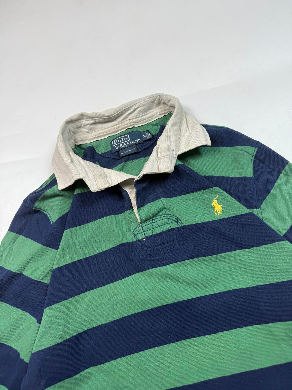Vintage Polo Ralph Lauren striped rugby polo (M)