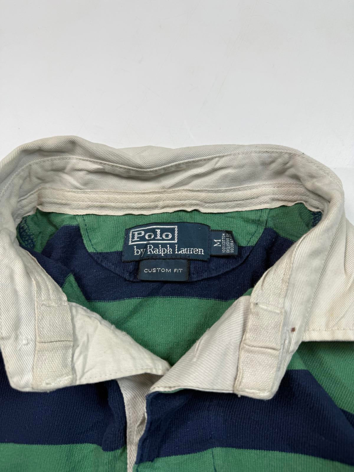 Vintage Polo Ralph Lauren striped rugby polo (M)