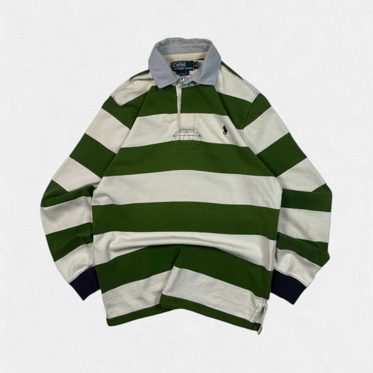 Vintage Polo Ralph Lauren striped rugby polo (S)
