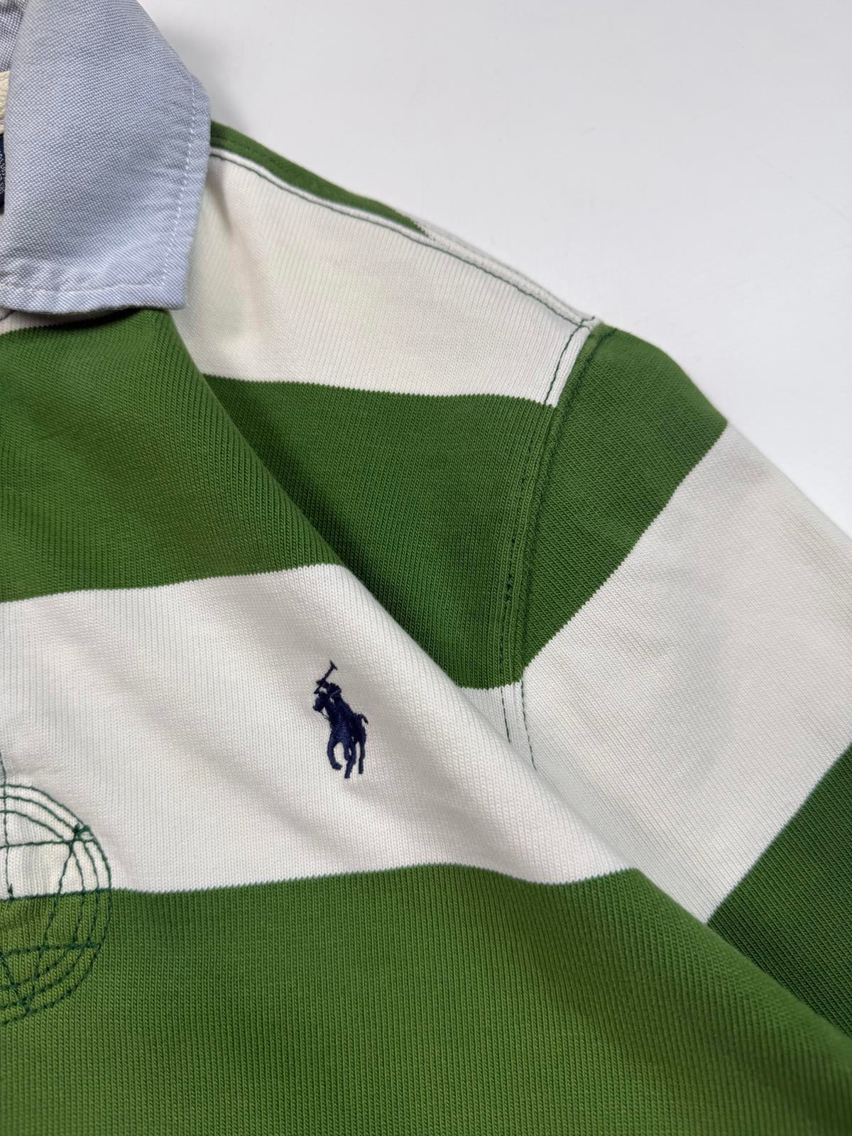 Vintage Polo Ralph Lauren striped rugby polo (S)