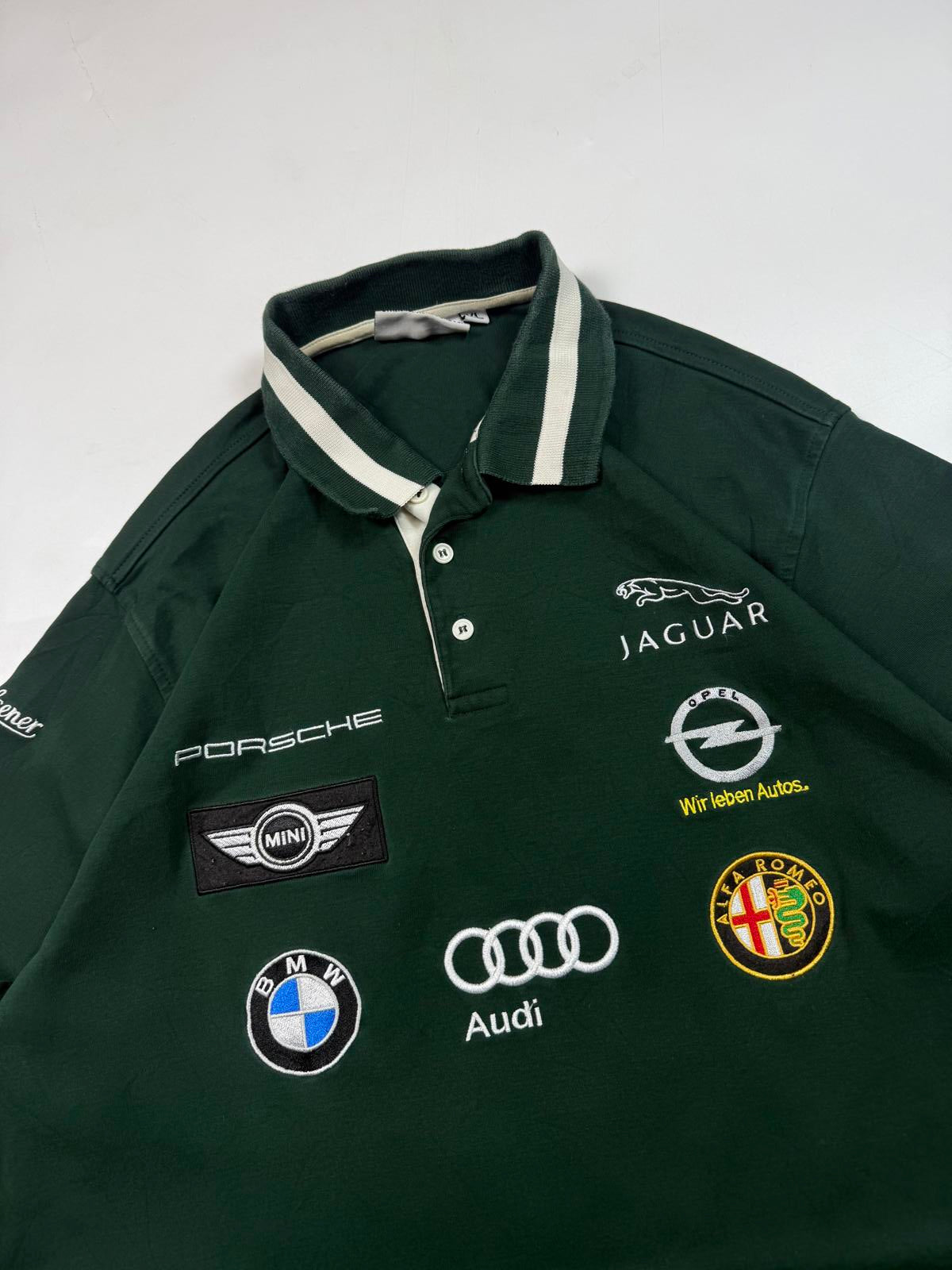 Vintage Grand Prix formula 1 l/s polo shirt (XL)