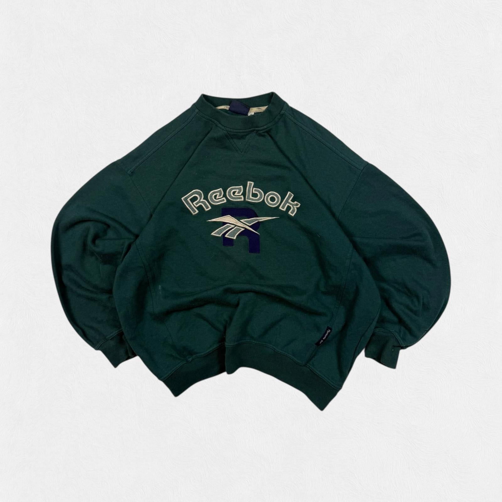 Vintage 90s Reebok spell out sweatshirt (S)