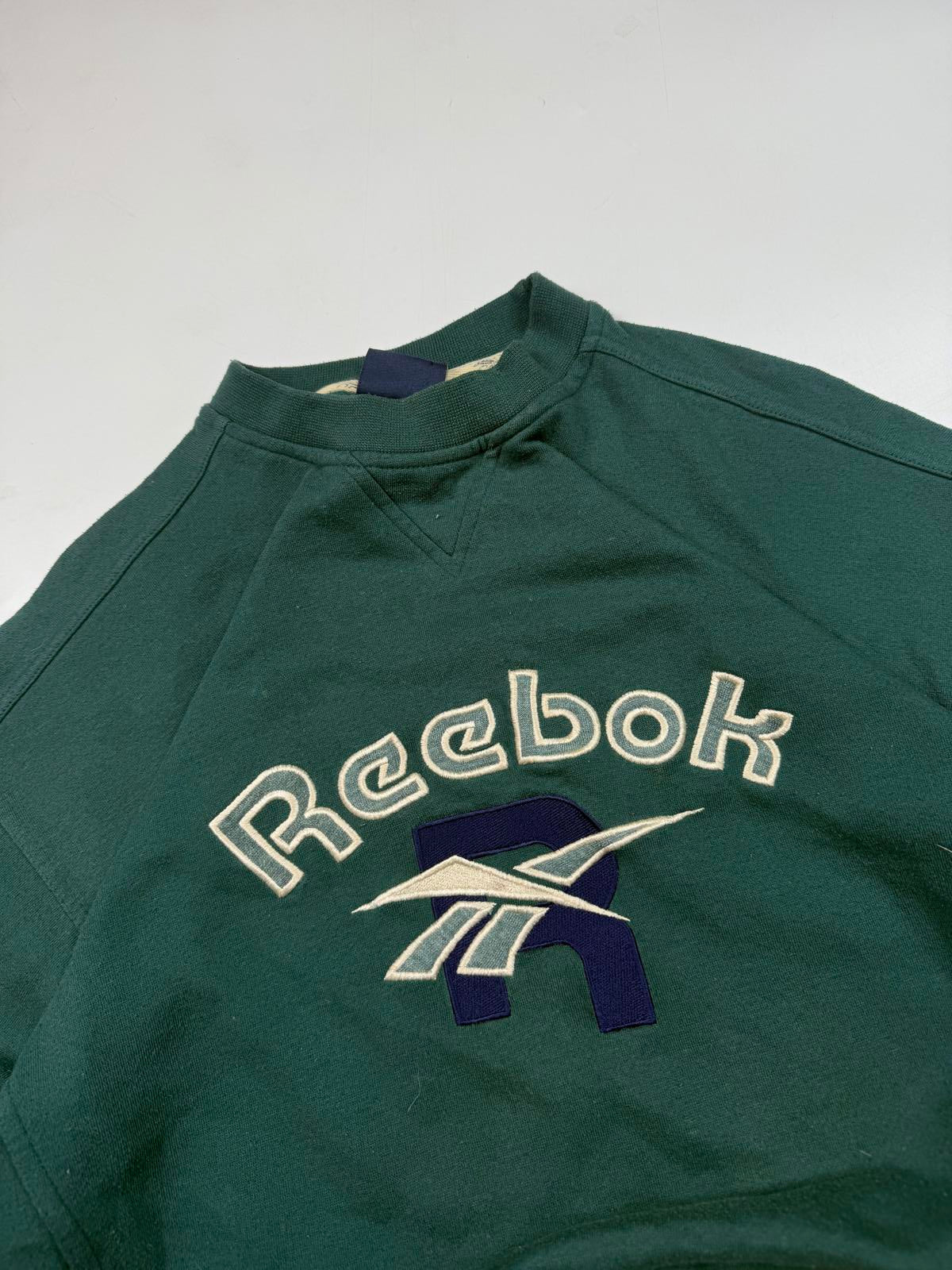 Vintage 90s Reebok spell out sweatshirt (S)