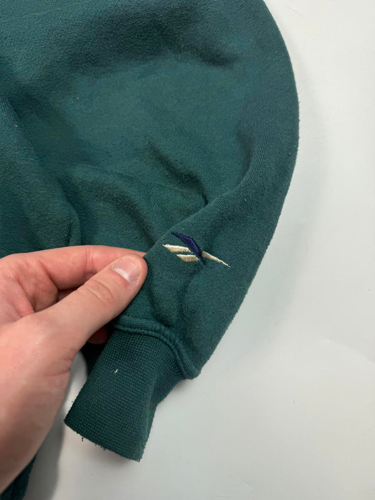 Vintage 90s Reebok spell out sweatshirt (S)