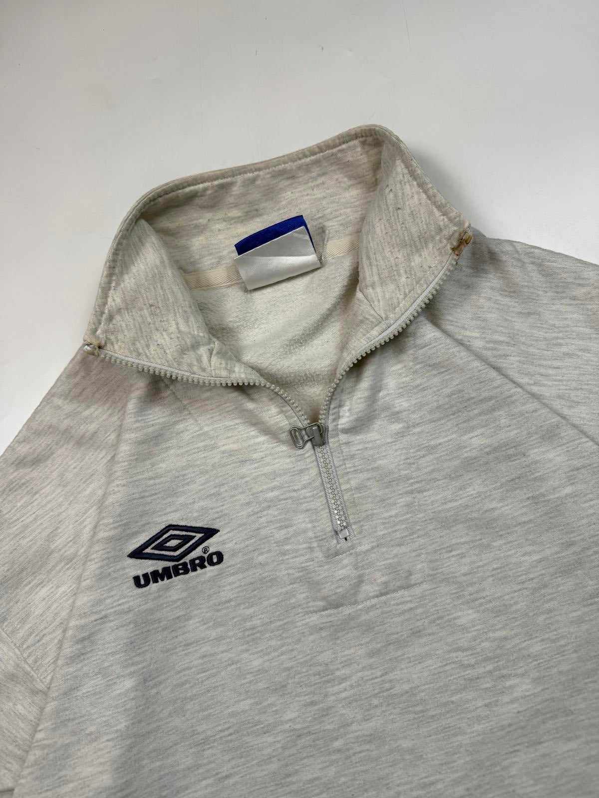 Vintage 90s Umbro quarter zip sweatshirt (M)