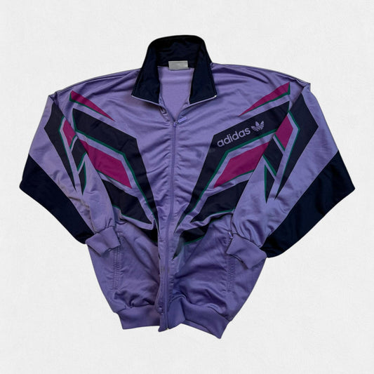 Vintage 90s adidas originals abstract track top (M)