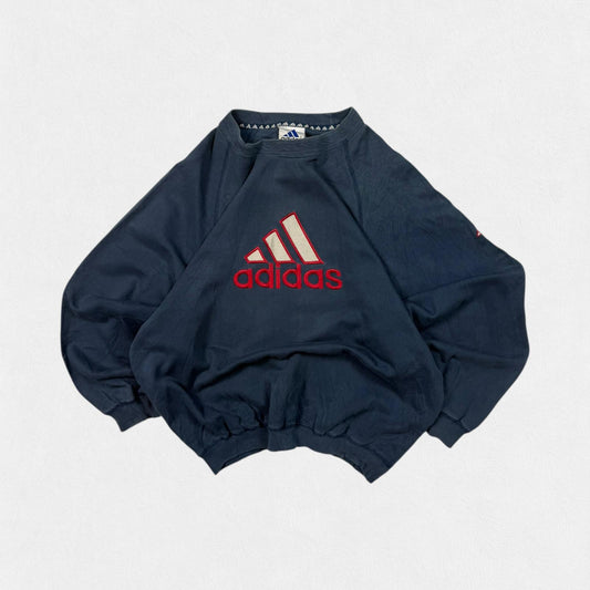 Vintage 90s Adidas centre logo sweatshirt (M)