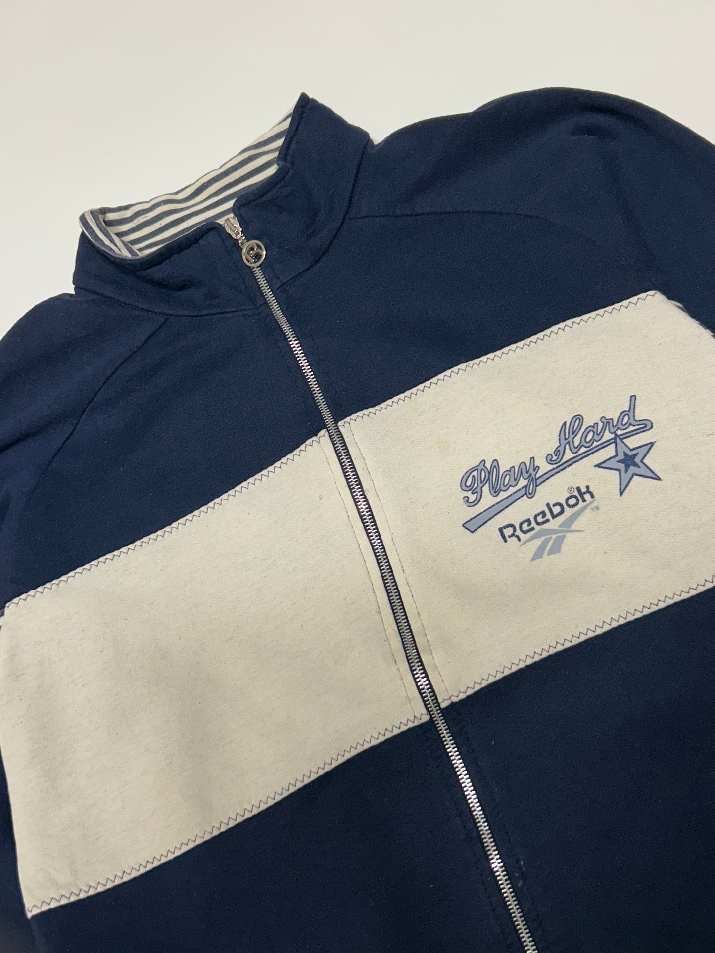 Vintage 90s Reebok full zip sweatshirt (L)