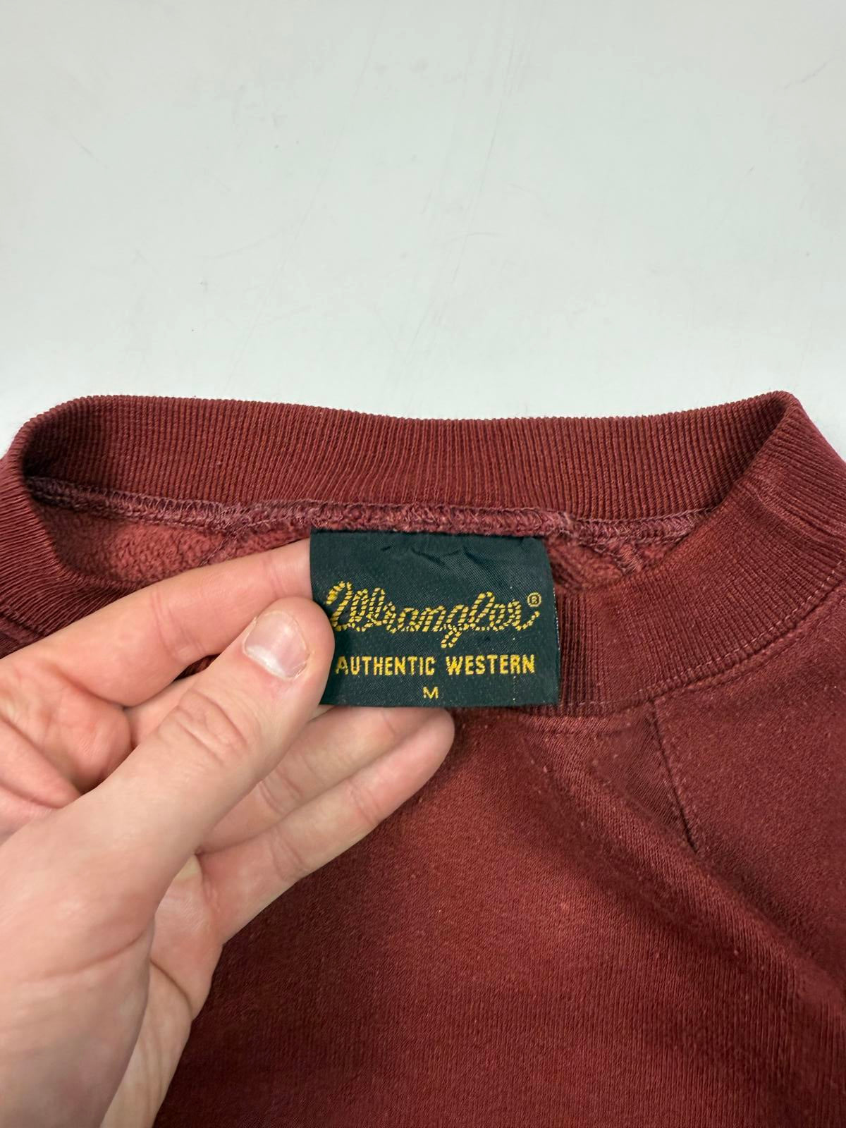 Vintage 90s Wrangler shirts sweatshirt (M)