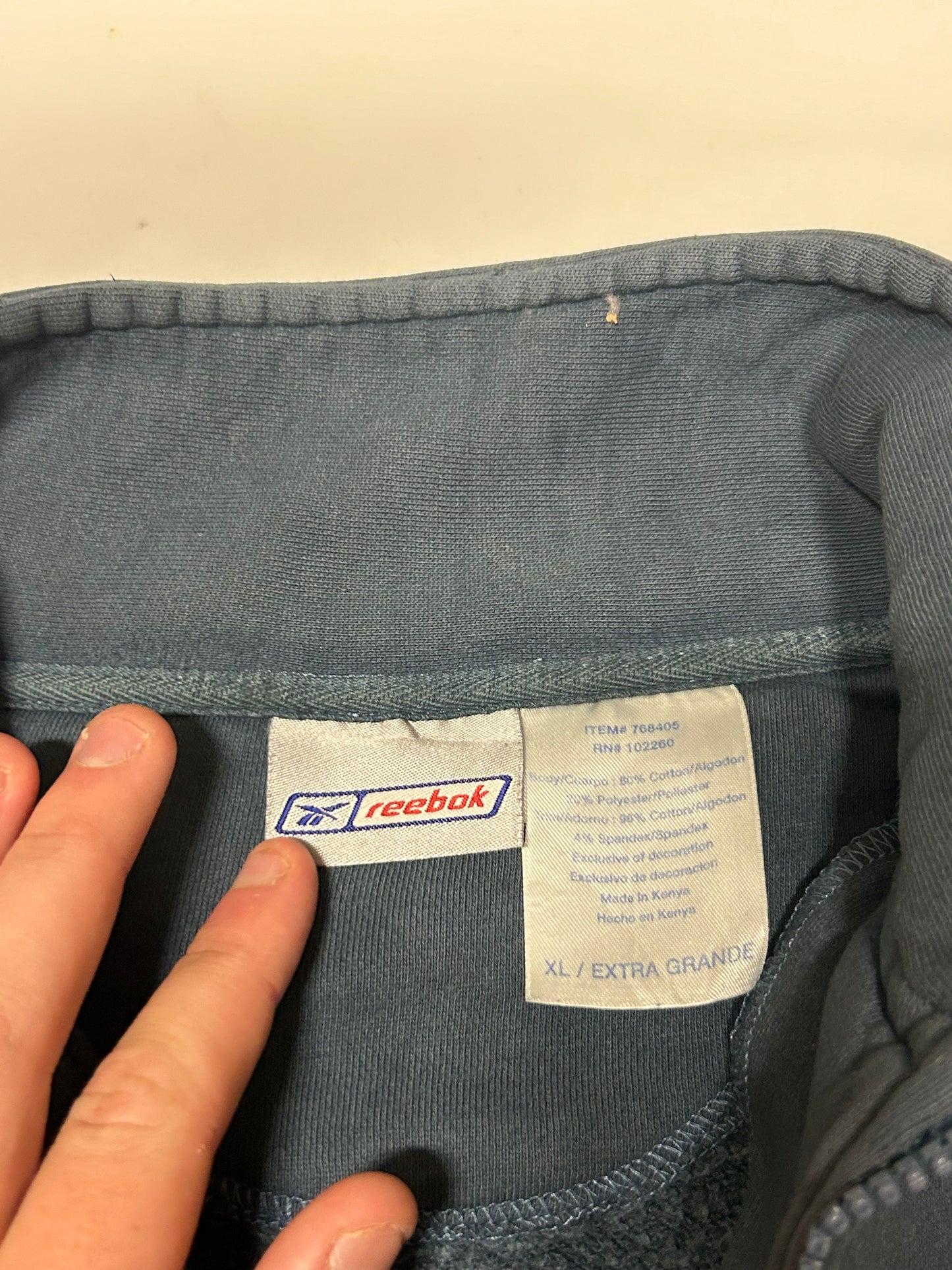 Vintage Reebok quarter zip sweatshirt (XL)