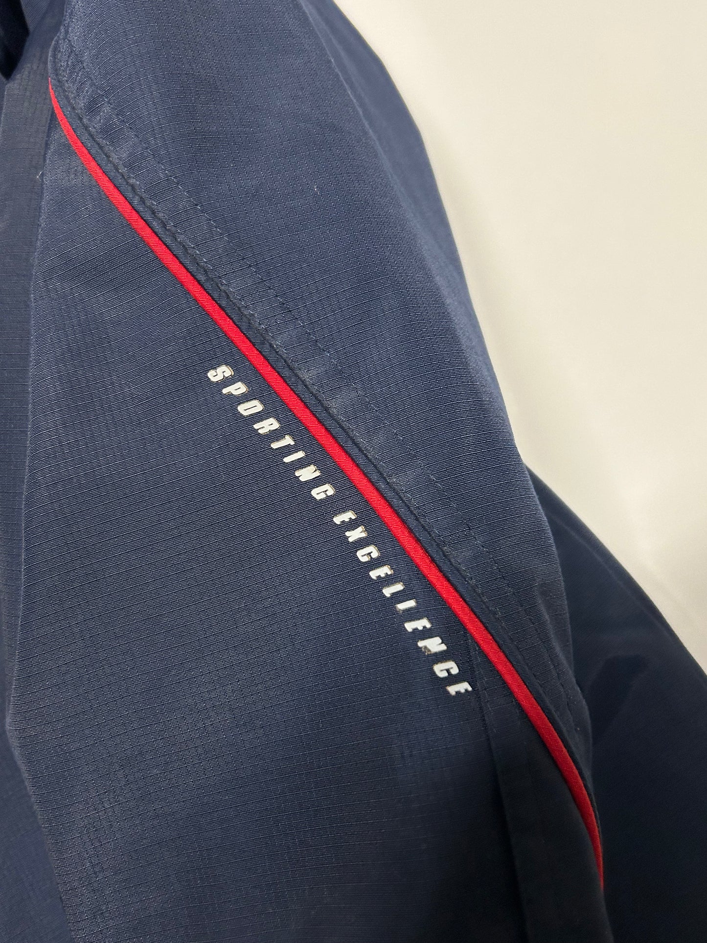 Vintage Nike spell out puffer jacket (L)