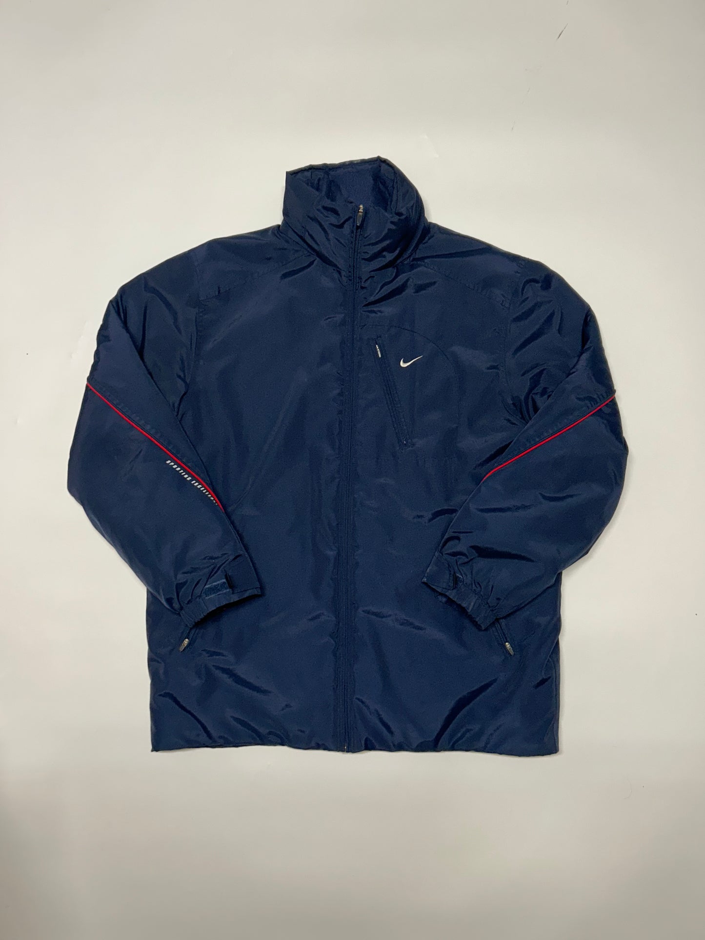 Vintage Nike spell out puffer jacket (L)